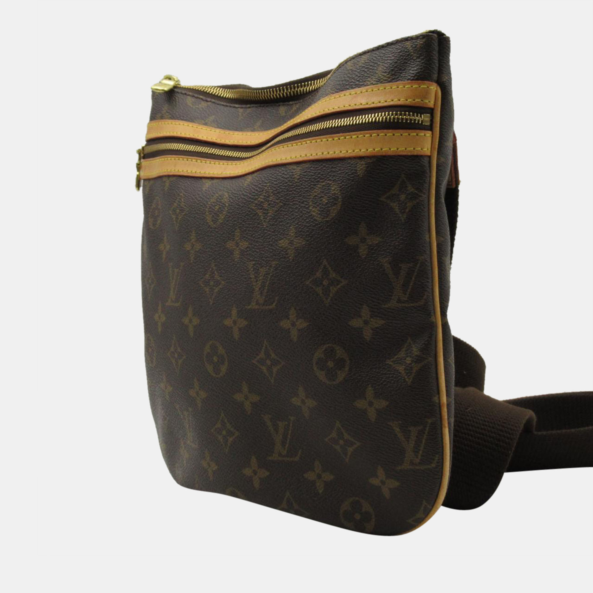 

Louis Vuitton Brown Canvas Monogram Pochette Bosphore Bag