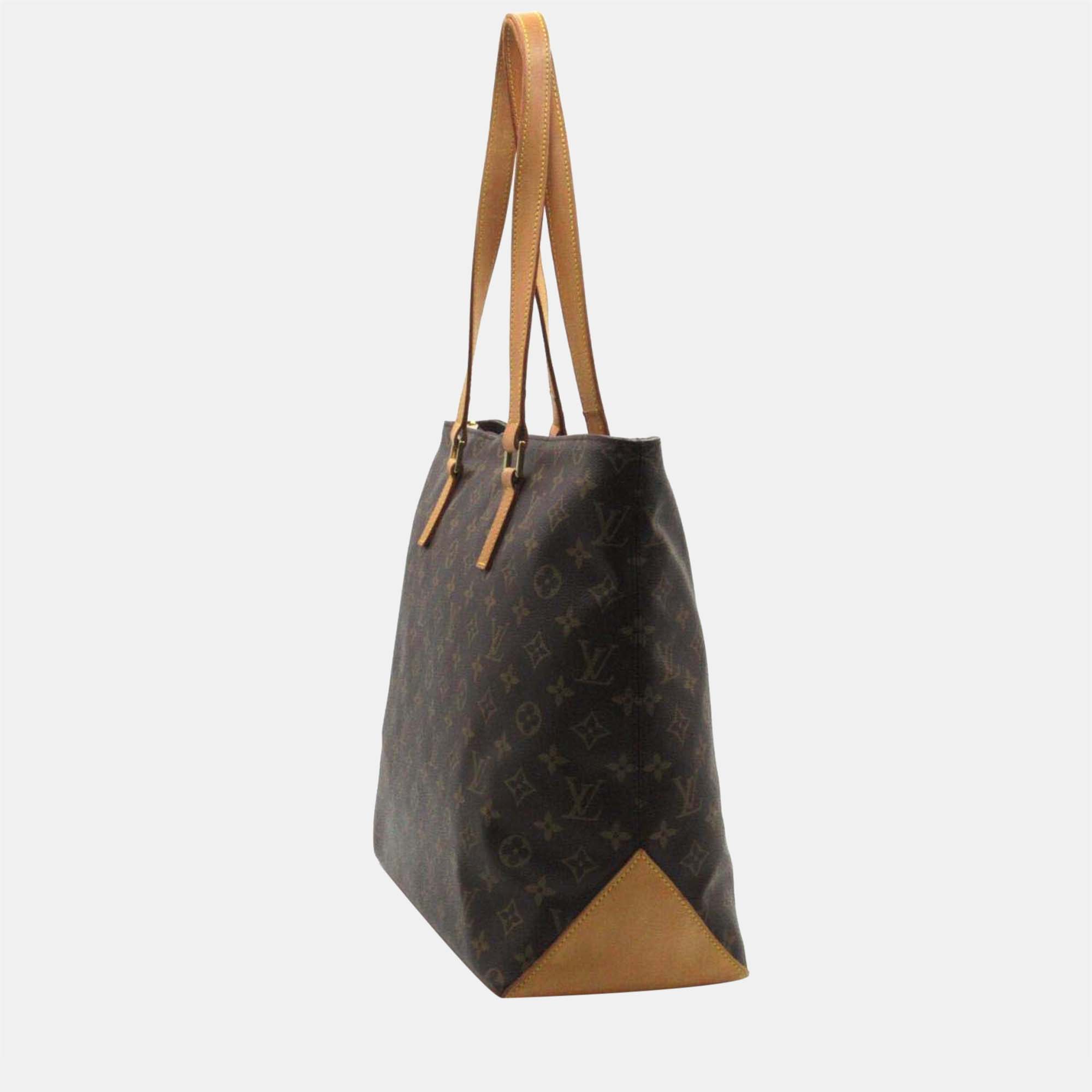 

Louis Vuitton Brown Canvas Monogram Cabas Mezzo bag