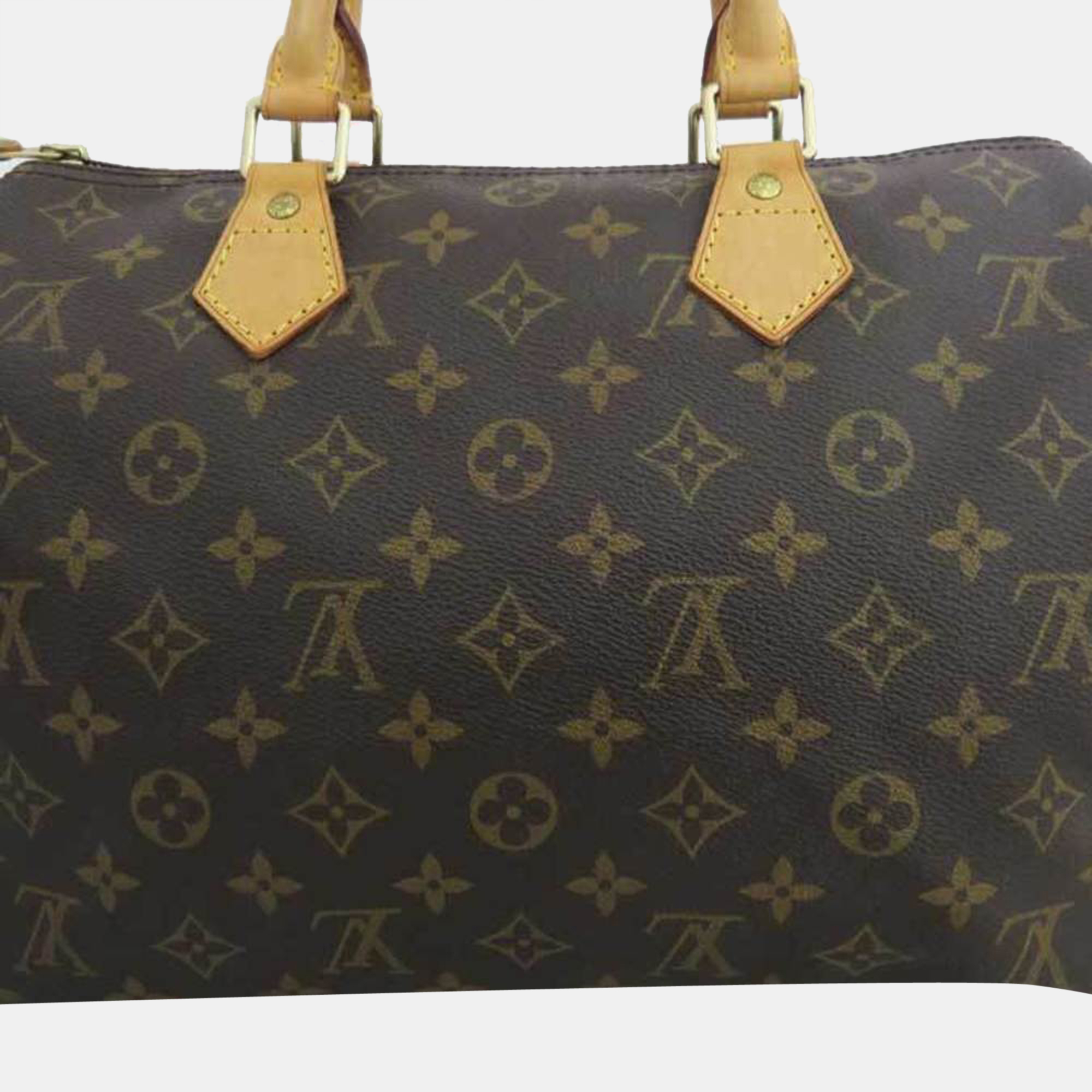 

Louis Vuitton Brown Monogram Canvas Speedy 30 Top Handle Bag