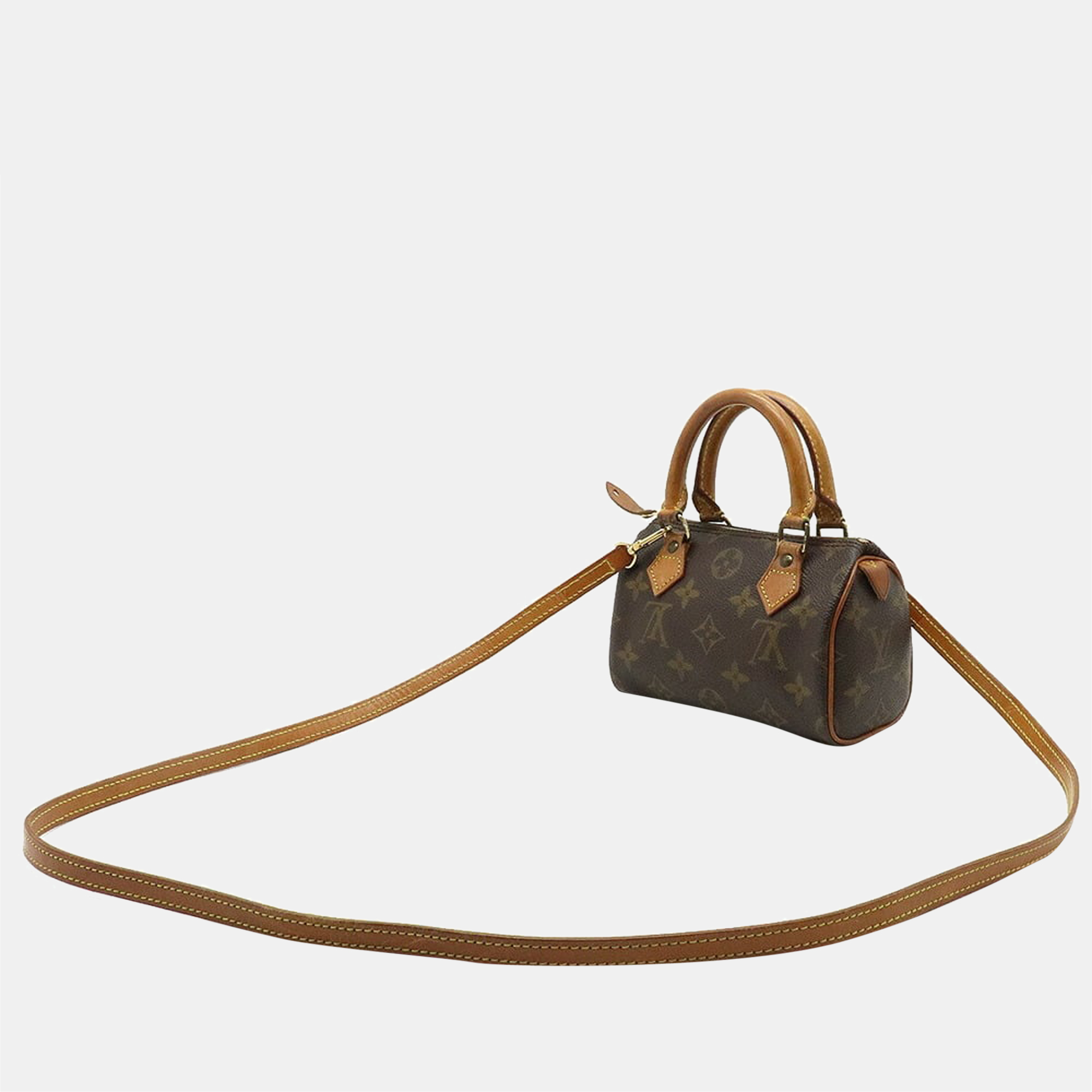 

Louis Vuitton Brown Monogram Canvas Speedy Mini Top Handle Bag