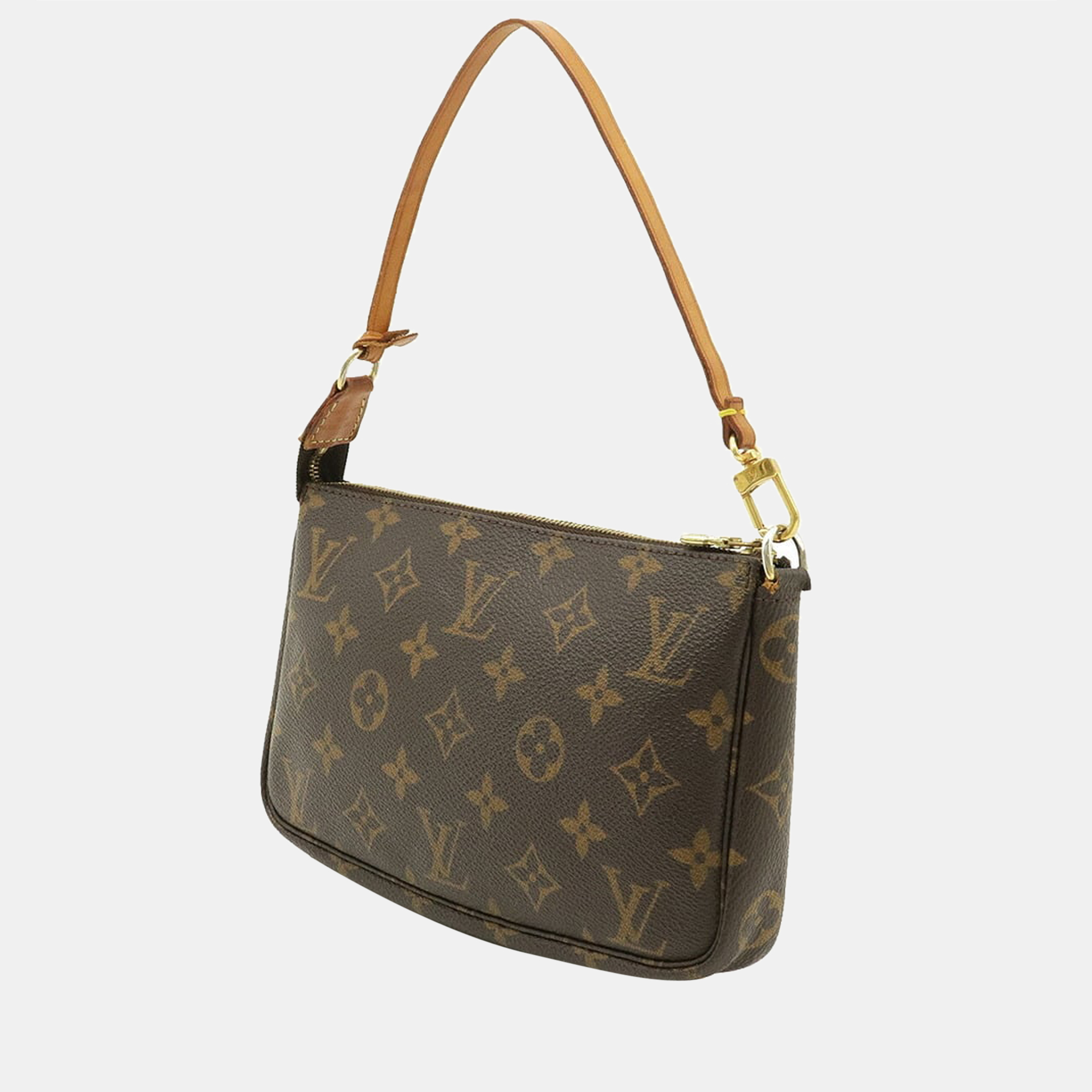 

Louis Vuitton Brown Monogram Canvas Pochette Accessoires Shoulder Bag