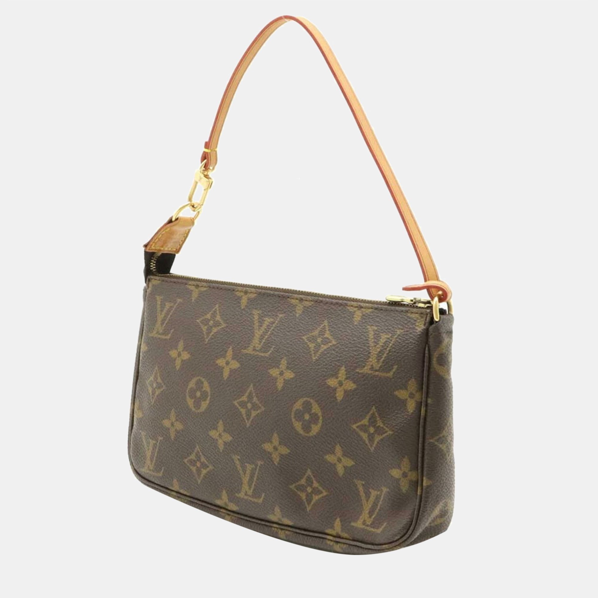 

Louis Vuitton Brown Monogram Canvas Pochette Accessoires Shoulder Bag