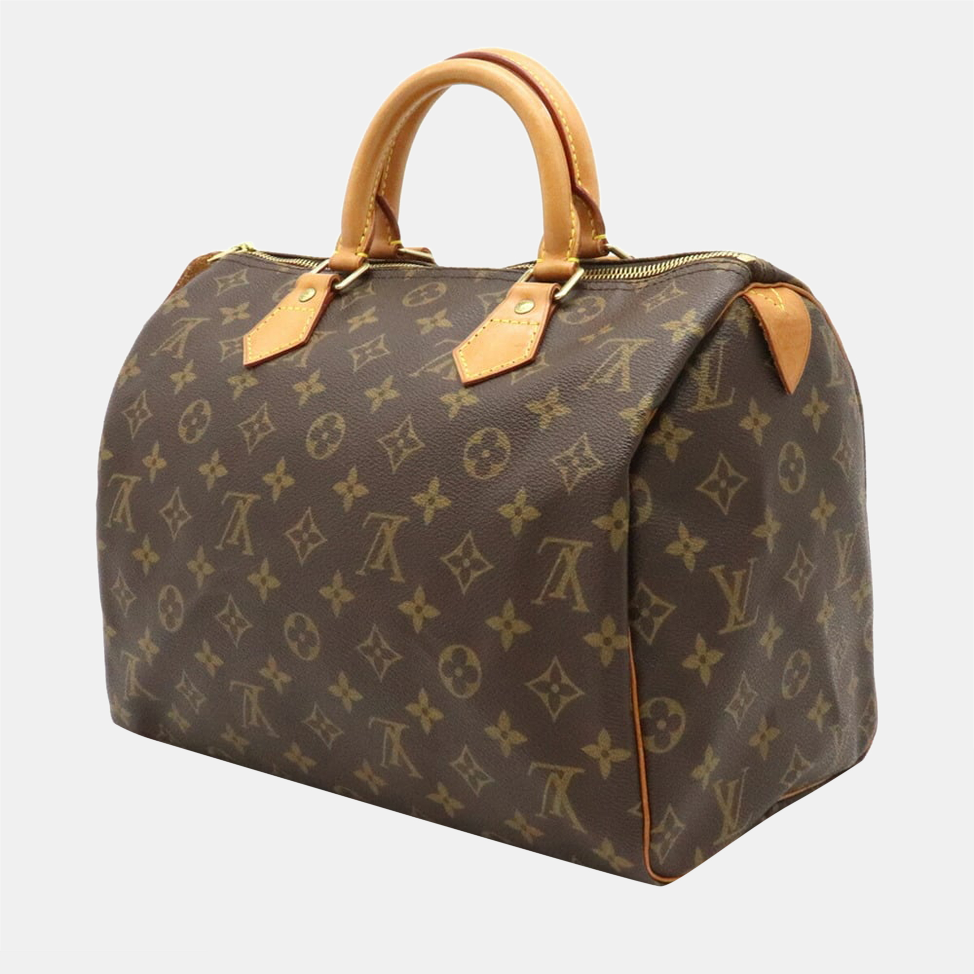 

Louis Vuitton Brown Monogram Canvas Speedy 30 Top Handle Bag