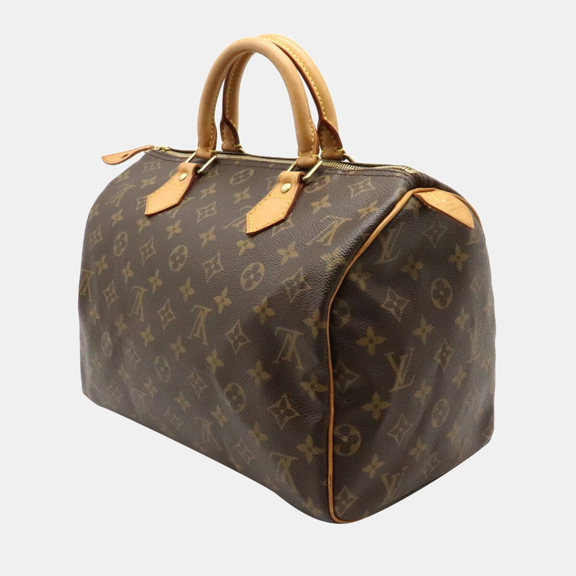 

Louis Vuitton Brown Monogram Canvas Speedy 30 Top Handle Bag