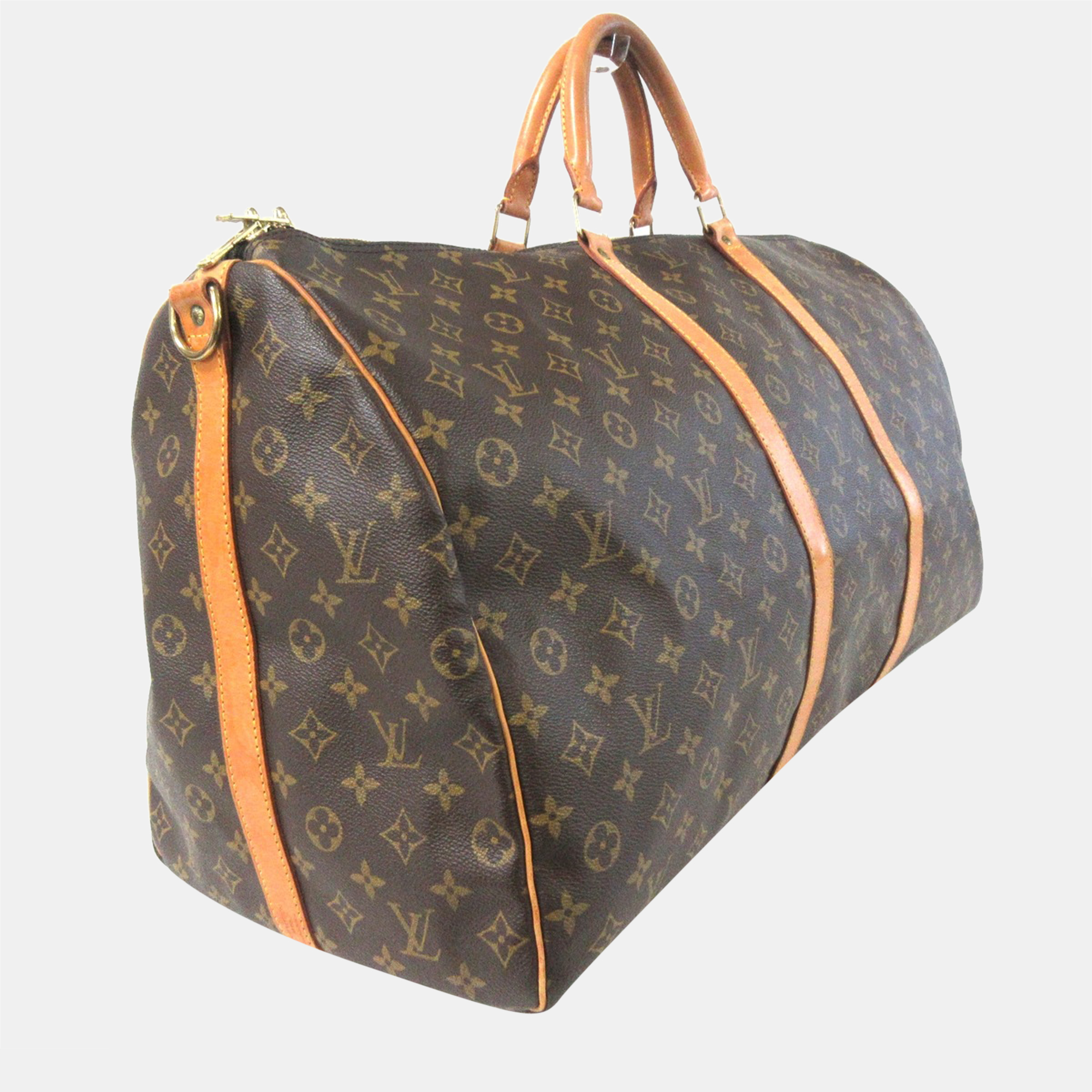 

Louis Vuitton Brown Monogram Canvas Keepall Bandouliere 60 Duffel Bag