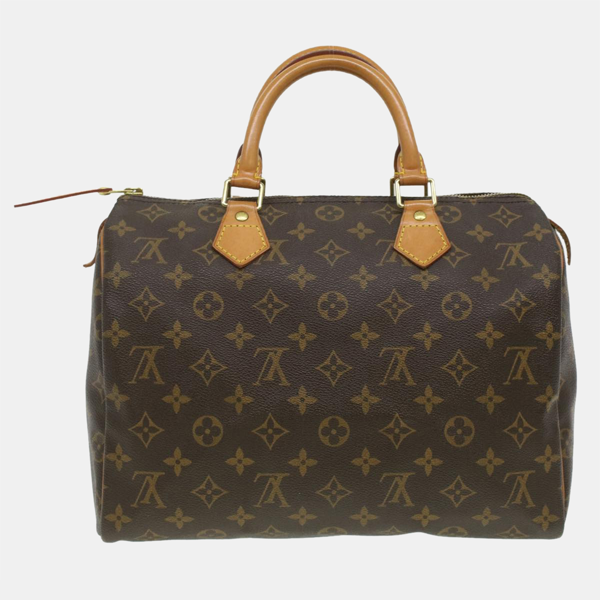 

Louis Vuitton Brown Monogram Canvas Speedy 30 Top Handle Bag