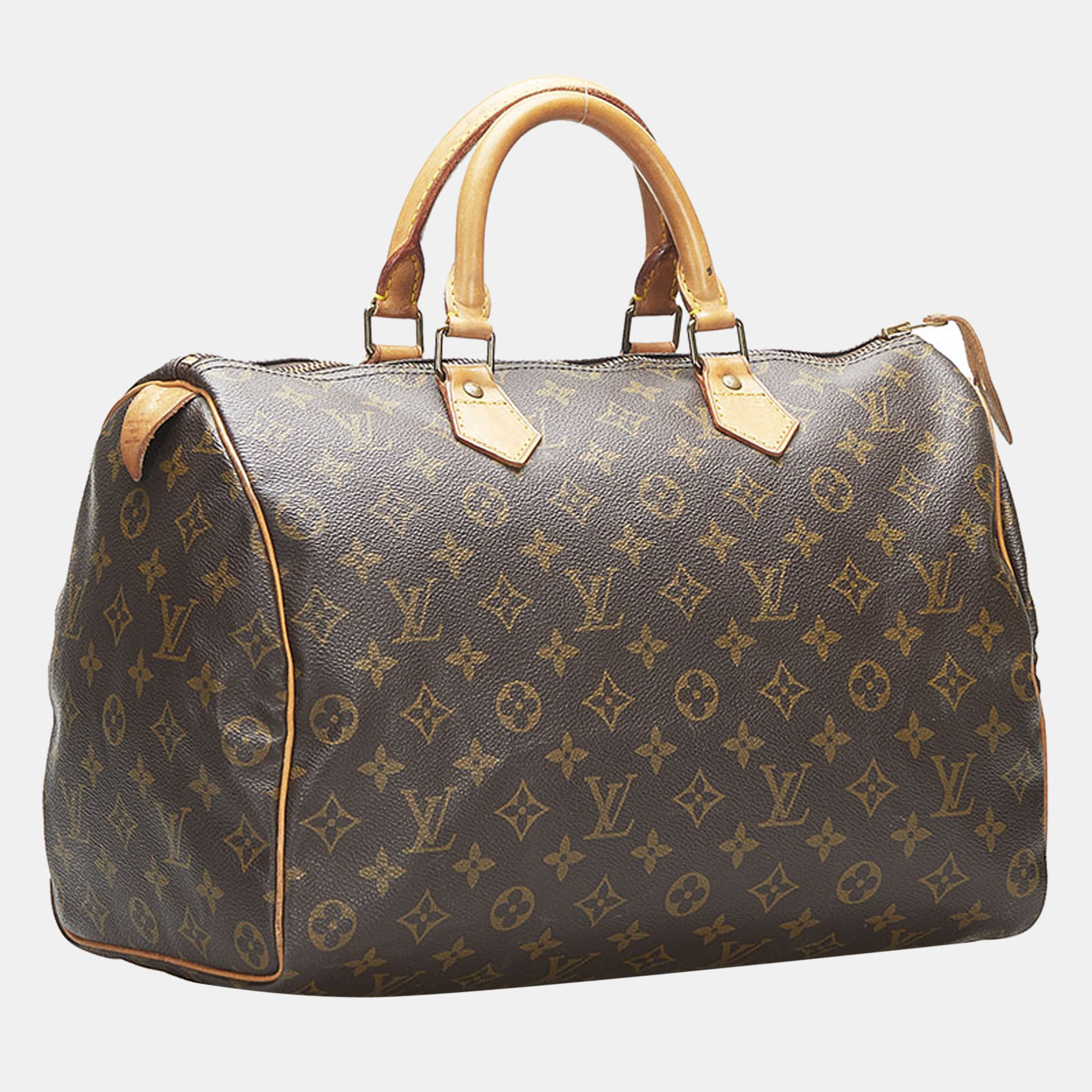 

Louis Vuitton Brown monogram Canvas Monogram Speedy 35 bag