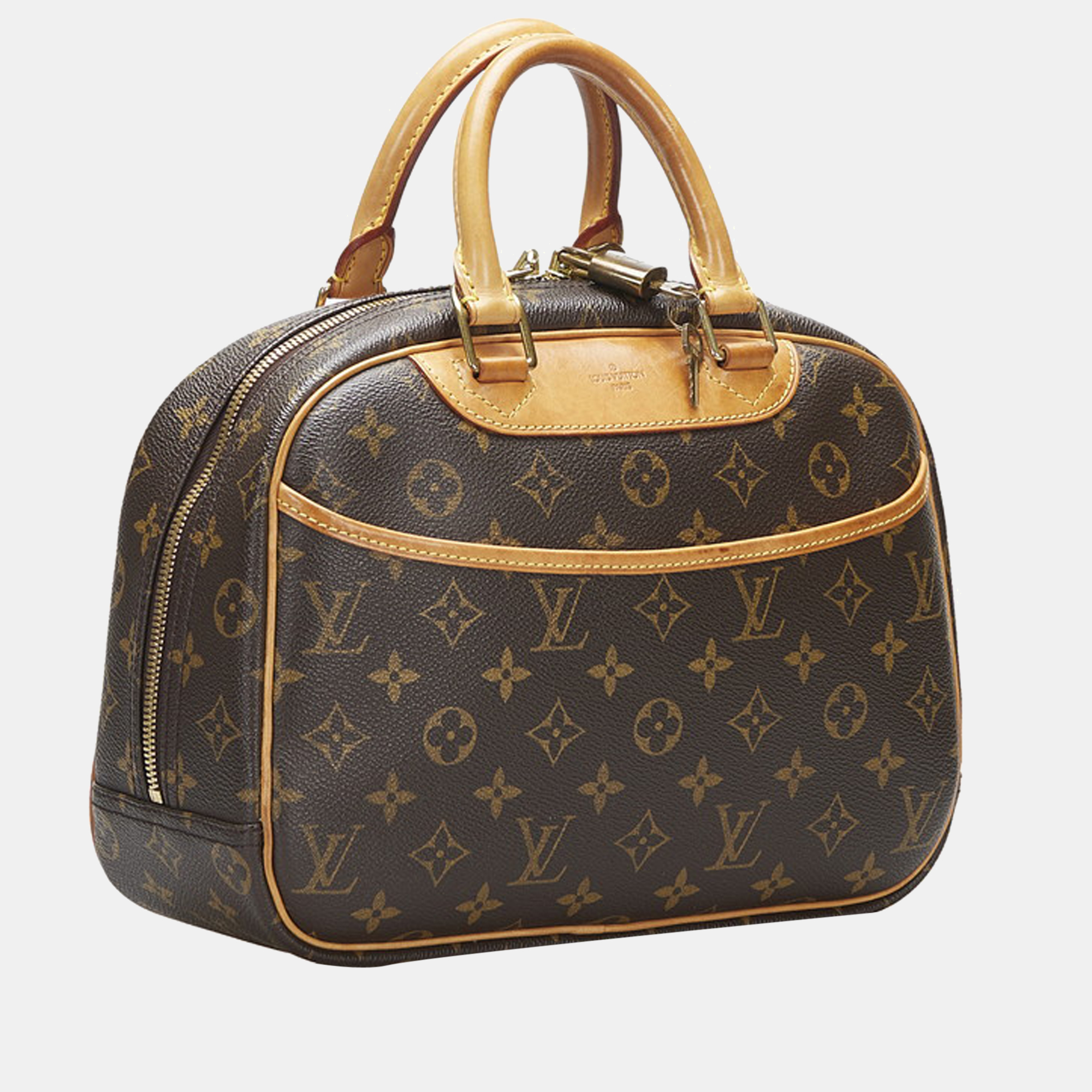 

Louis Vuitton Brown Canvas Monogram Trouville bag