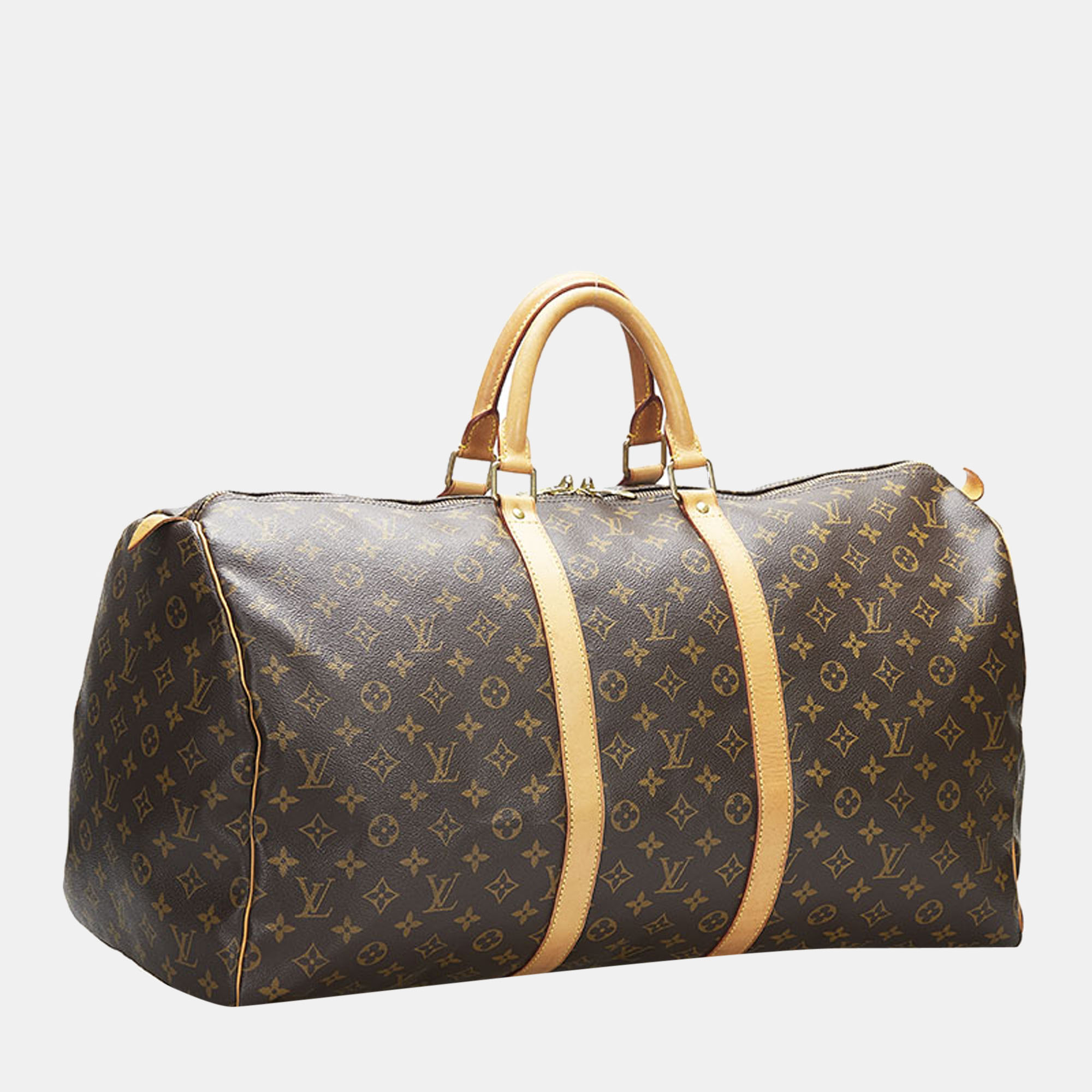 

Louis Vuitton Brown Canvas Monogram Keepall 55