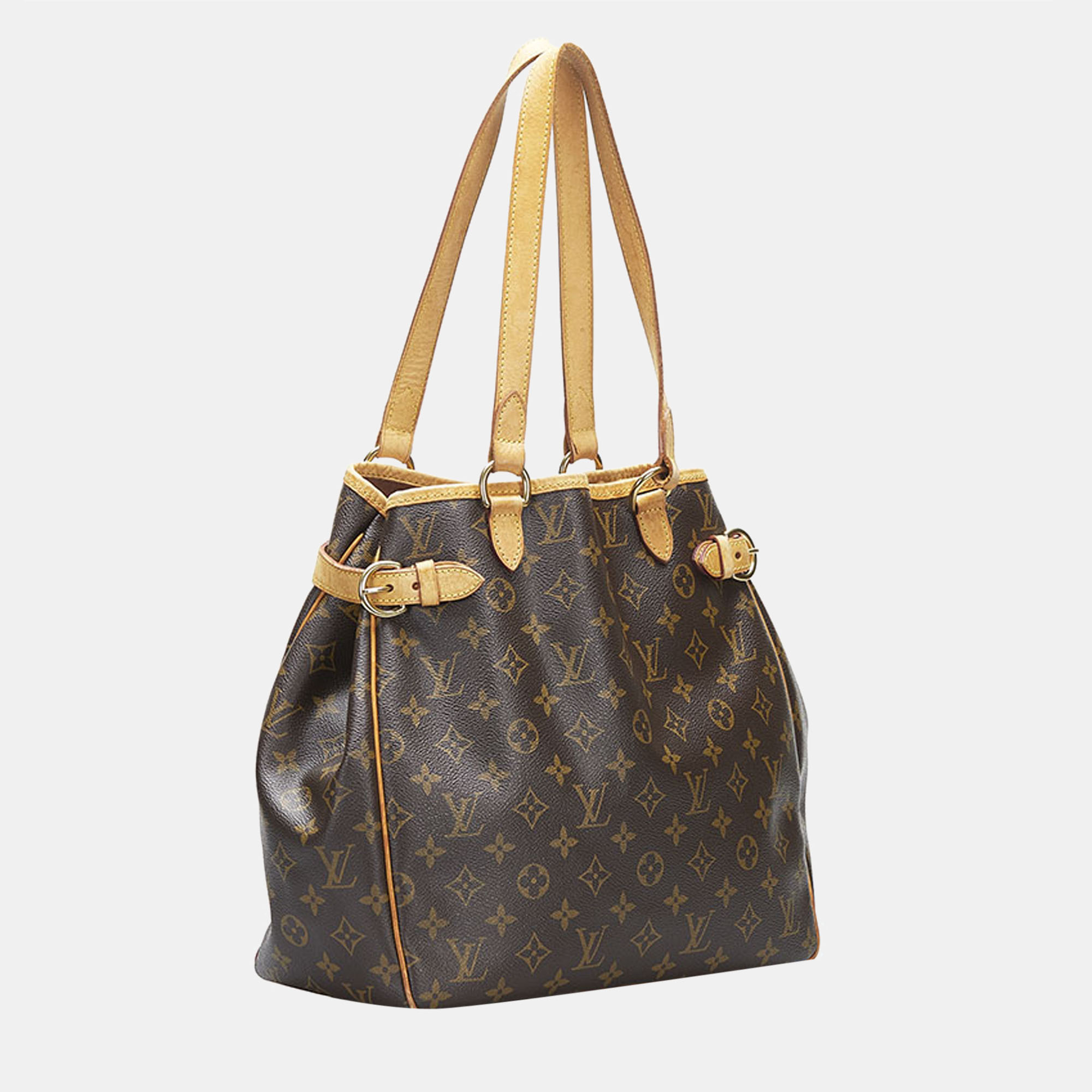 

Louis Vuitton Brown Canvas Monogram Batignolles Vertical bag