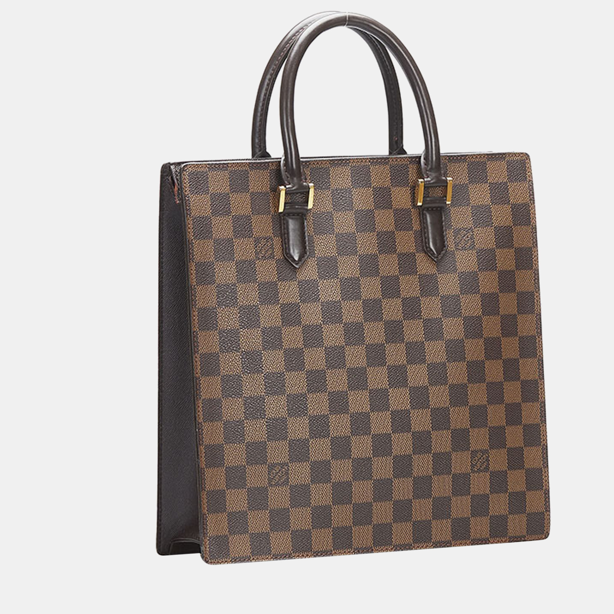 

Louis Vuitton Brown Canvas Damier Ebene Venice PM bag