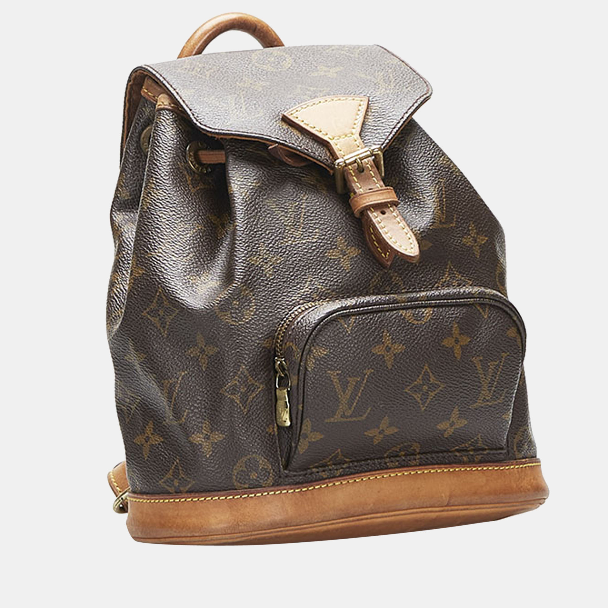 

Louis Vuitton Brown Canvas Monogram Montsouris PM bag