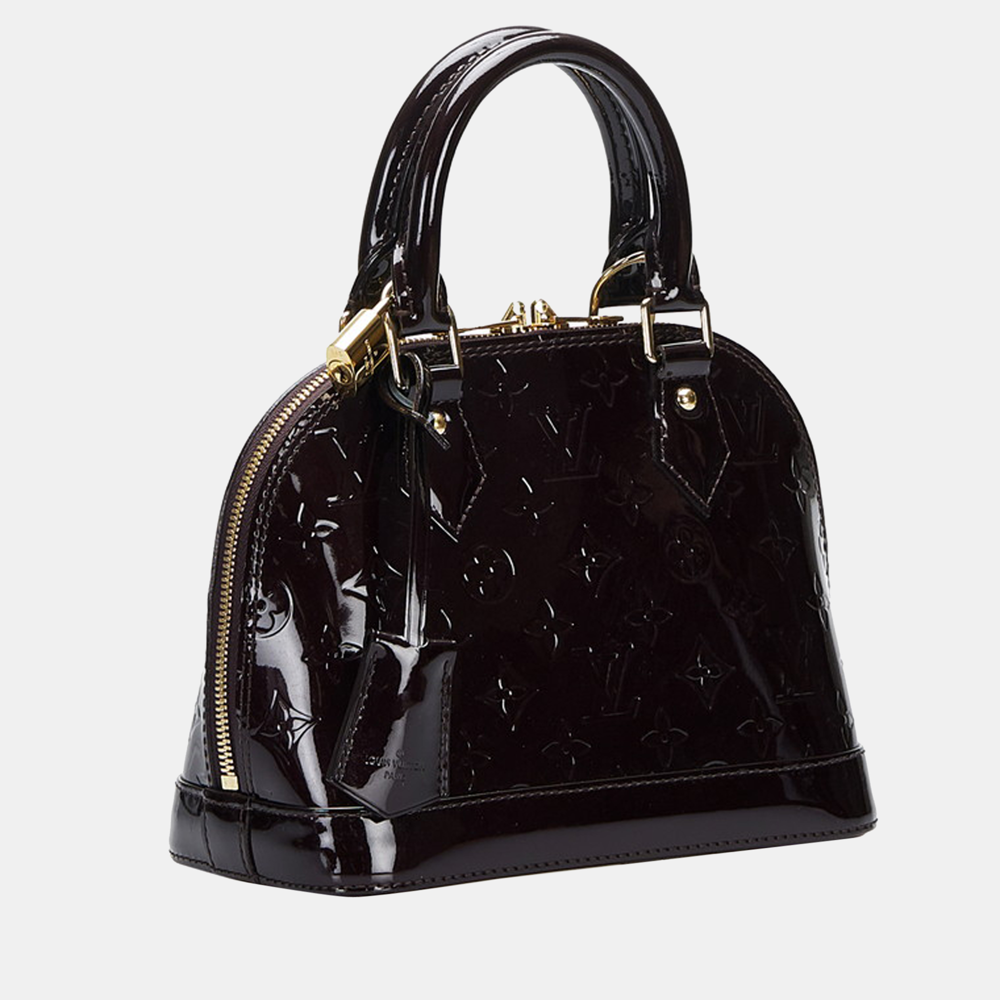 

Louis Vuitton Black Monogram Vernis Alma BB bag