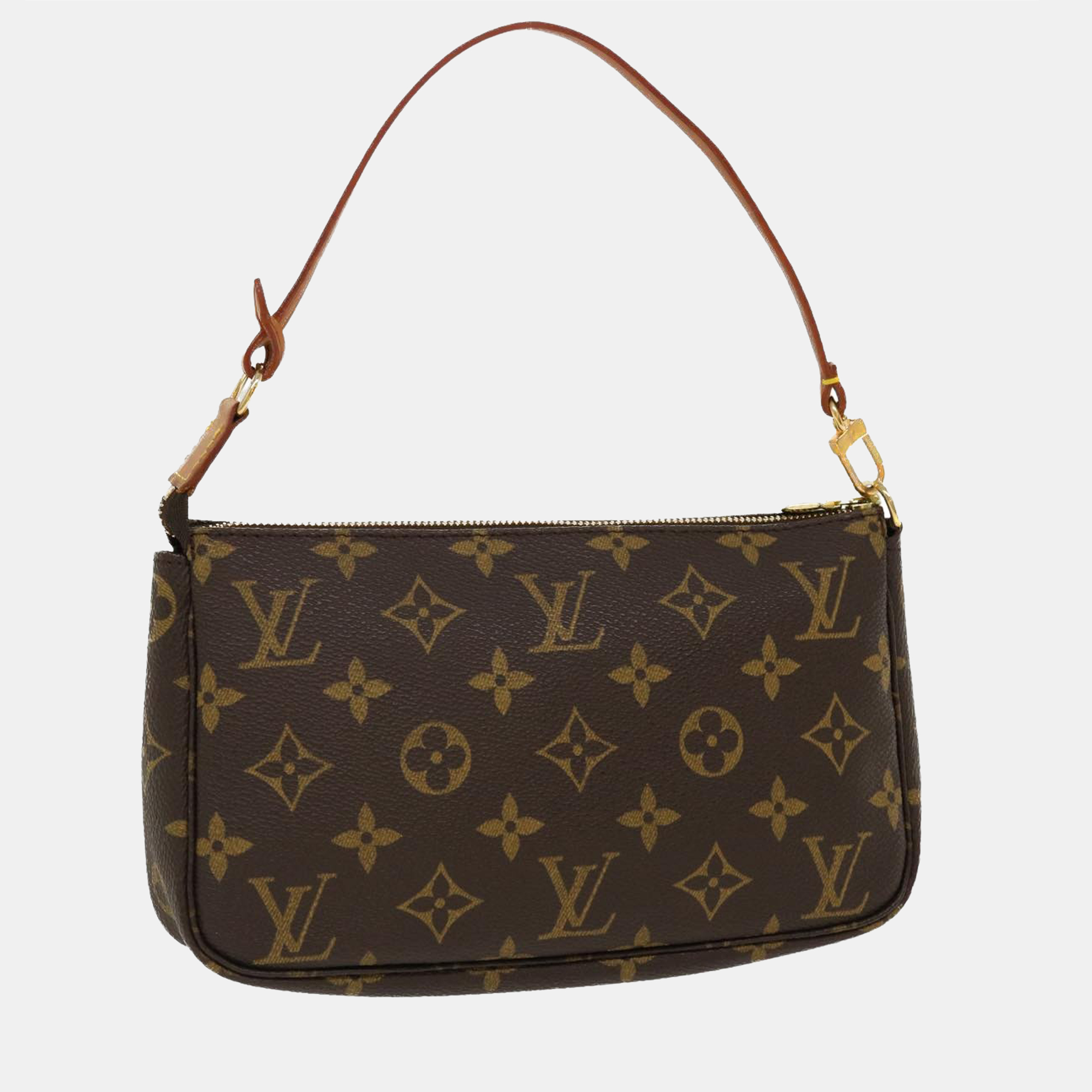 

Louis Vuitton Brown Monogram Canvas Pochette Accessoires Shoulder Bag