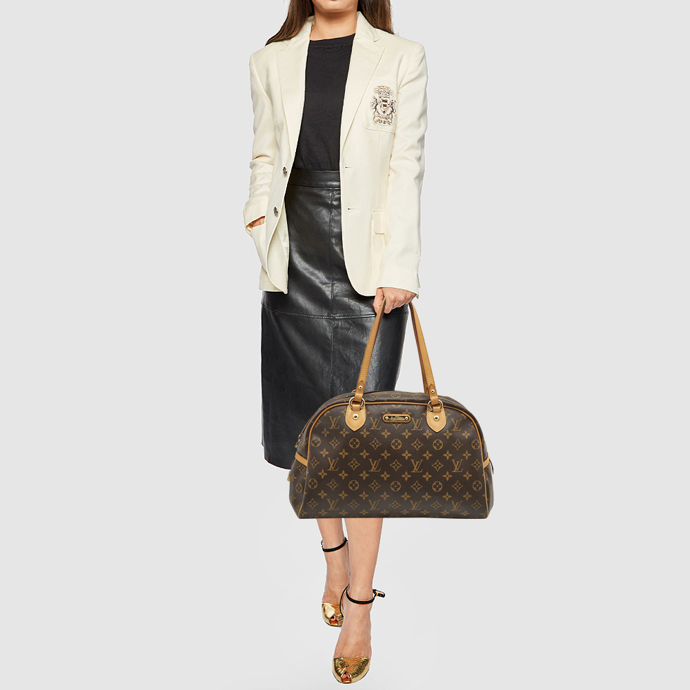 

Louis Vuitton Monogram Canvas Montorgueil GM Bag, Brown