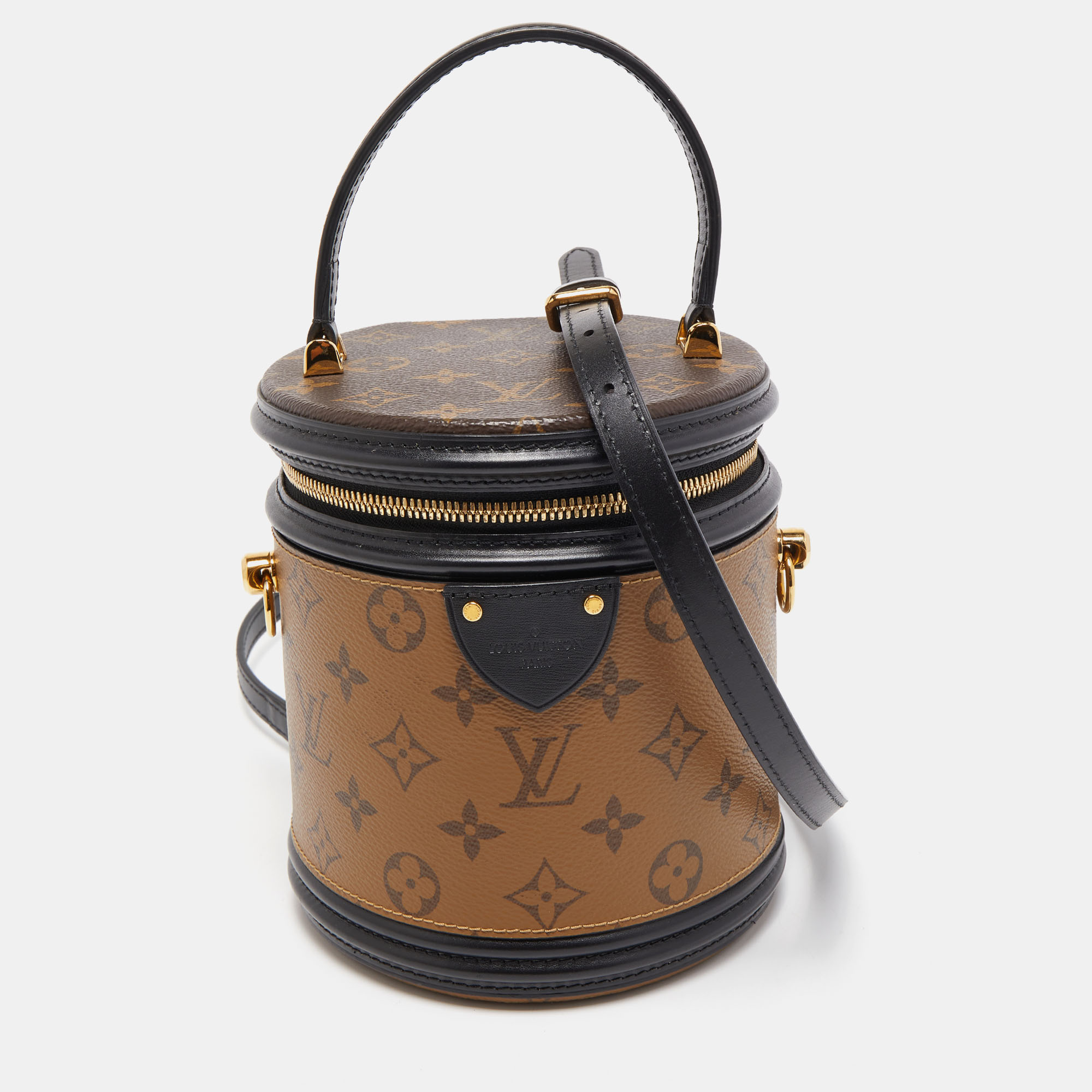 Pre Owned Louis Vuitton Reverse Monogram Canvas Cannes Bag