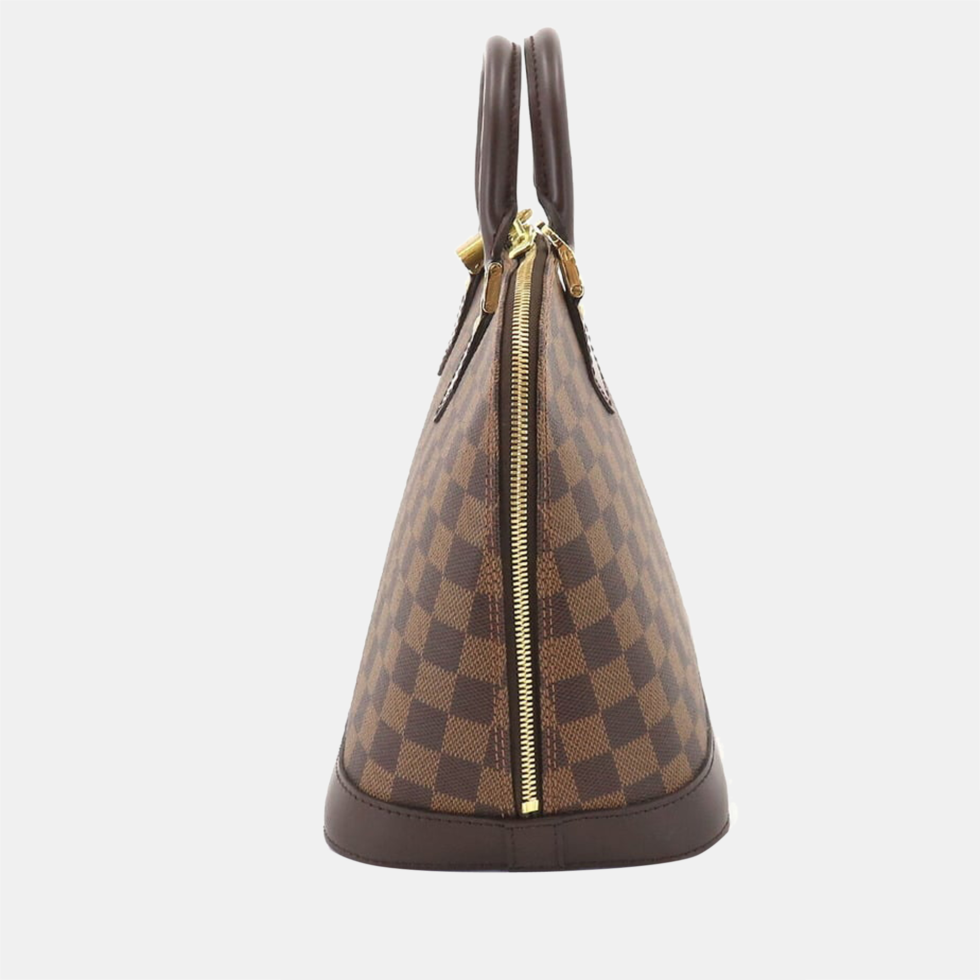 

Louis Vuitton Brown Damier Ebene Canvas Alma PM Top Handle Bag