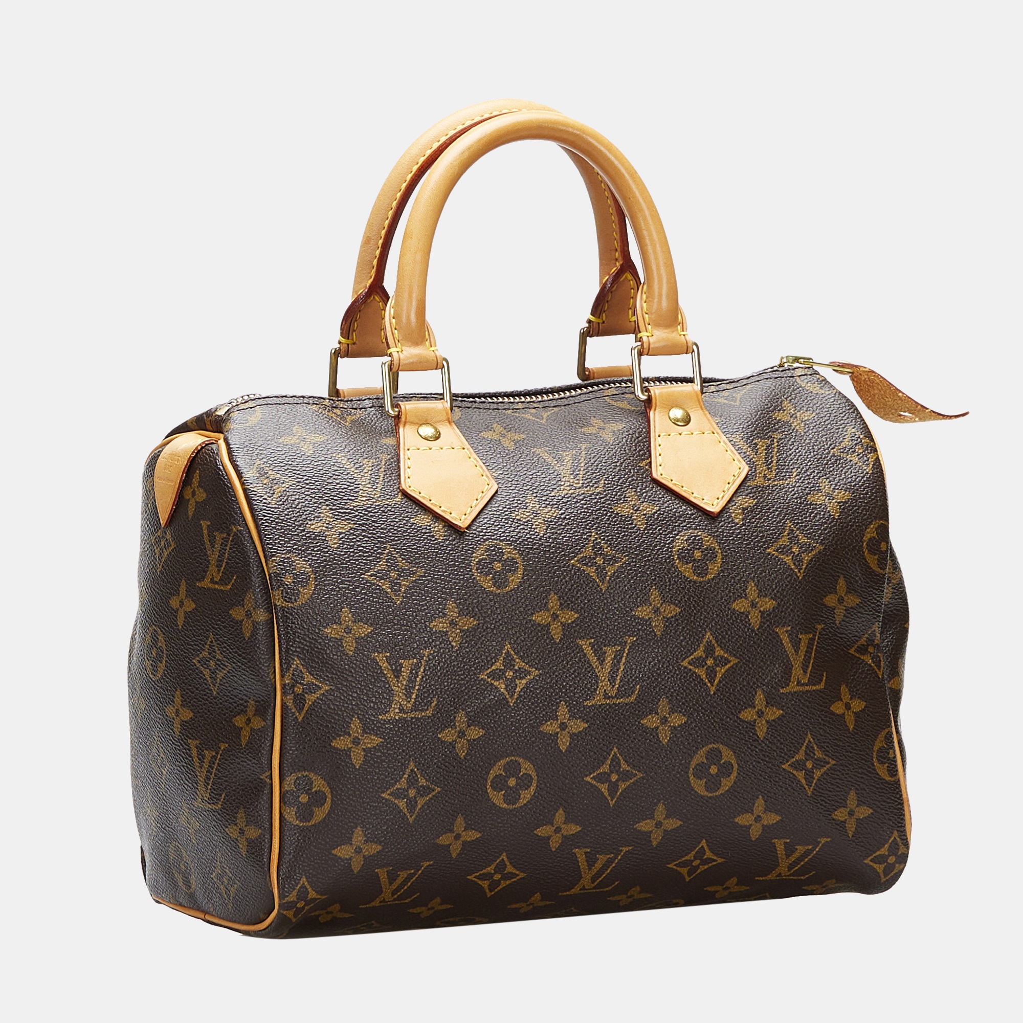 

Louis Vuitton Brown Monogram Speedy 25