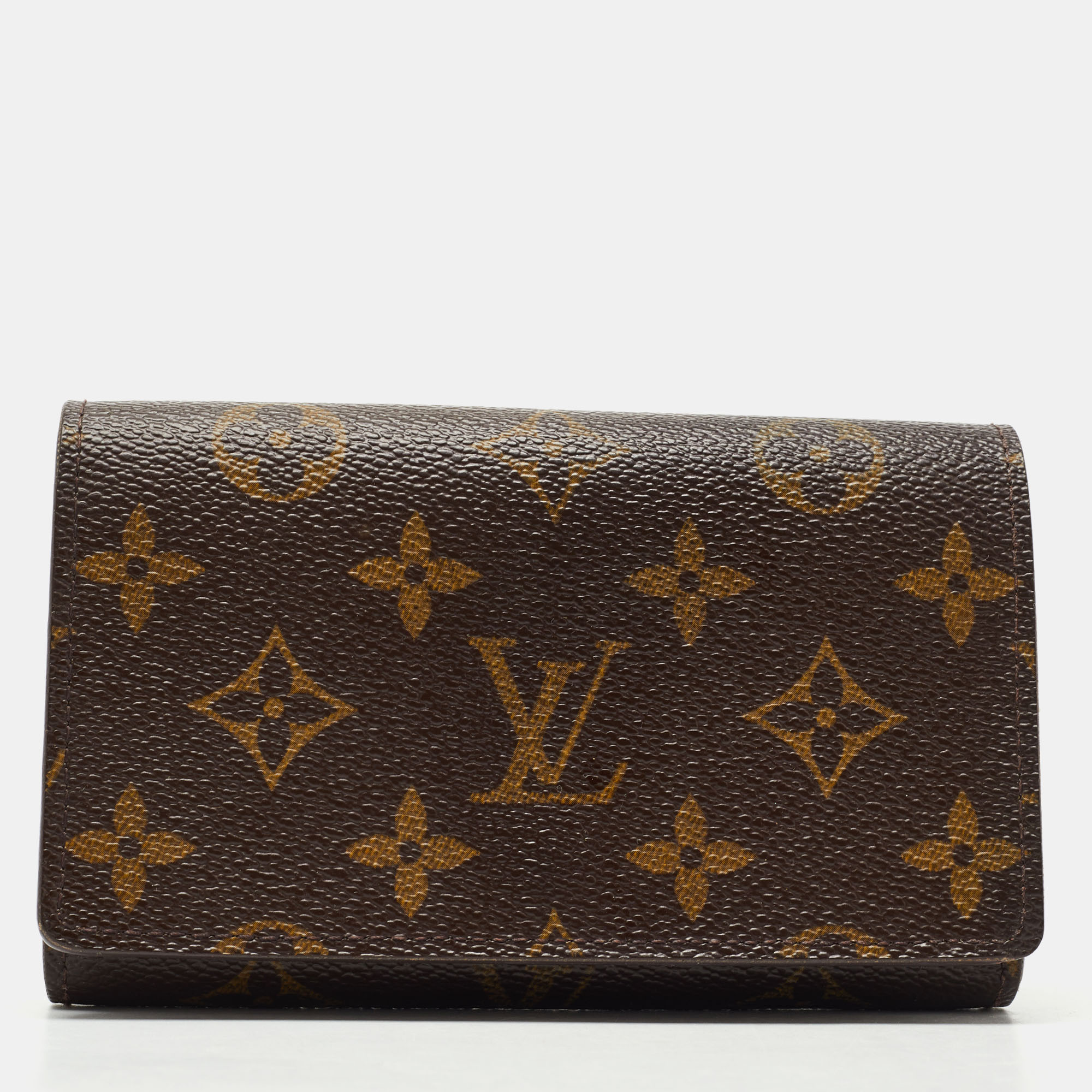  Louis Vuitton Monogram Canvas Porte-Monnaie Tresor Wallet