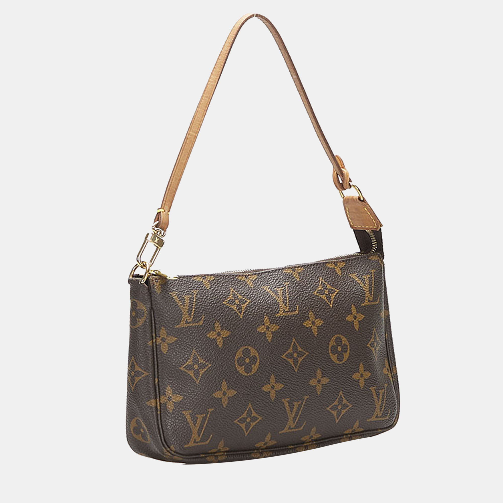 

Louis Vuitton Brown Monogram Canvas Pochette Accessoires Shoulder Bag