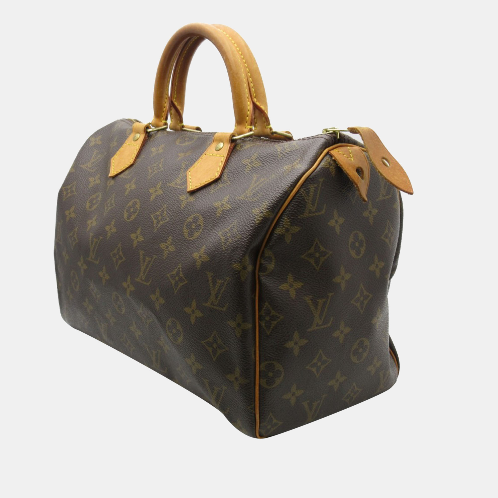

Louis Vuitton Brown Monogram Canvas Speedy 30 Top Handle Bag