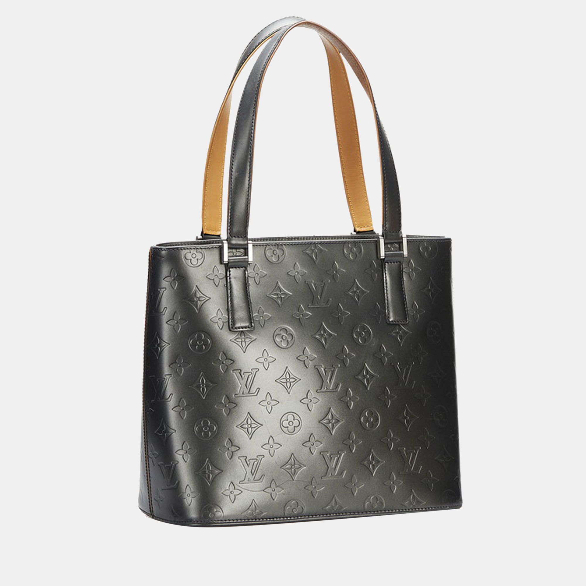 

Louis Vuitton Black Monogram Mat Stockton Bag