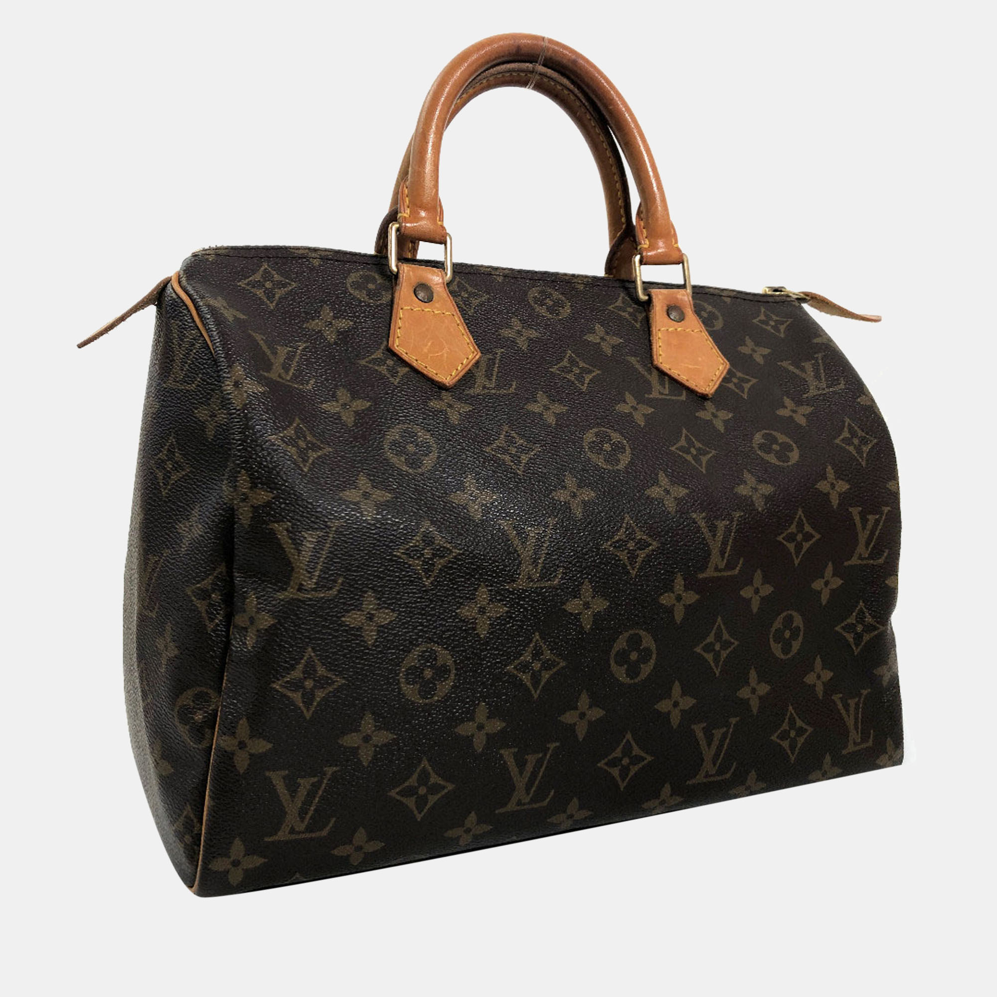 

Louis Vuitton Brown Canvas Monogram Speedy 30 Bag
