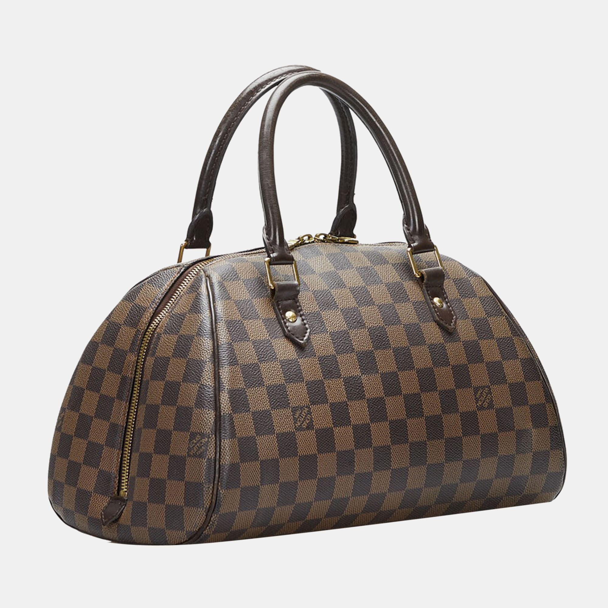 

Louis Vuitton Brown Canvas Damier Ebene Rivera MM