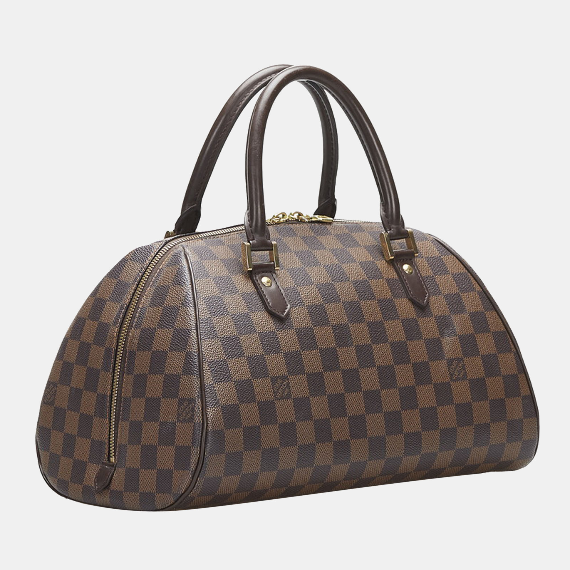 

Louis Vuitton Brown Canvas Damier Ebene Rivera MM