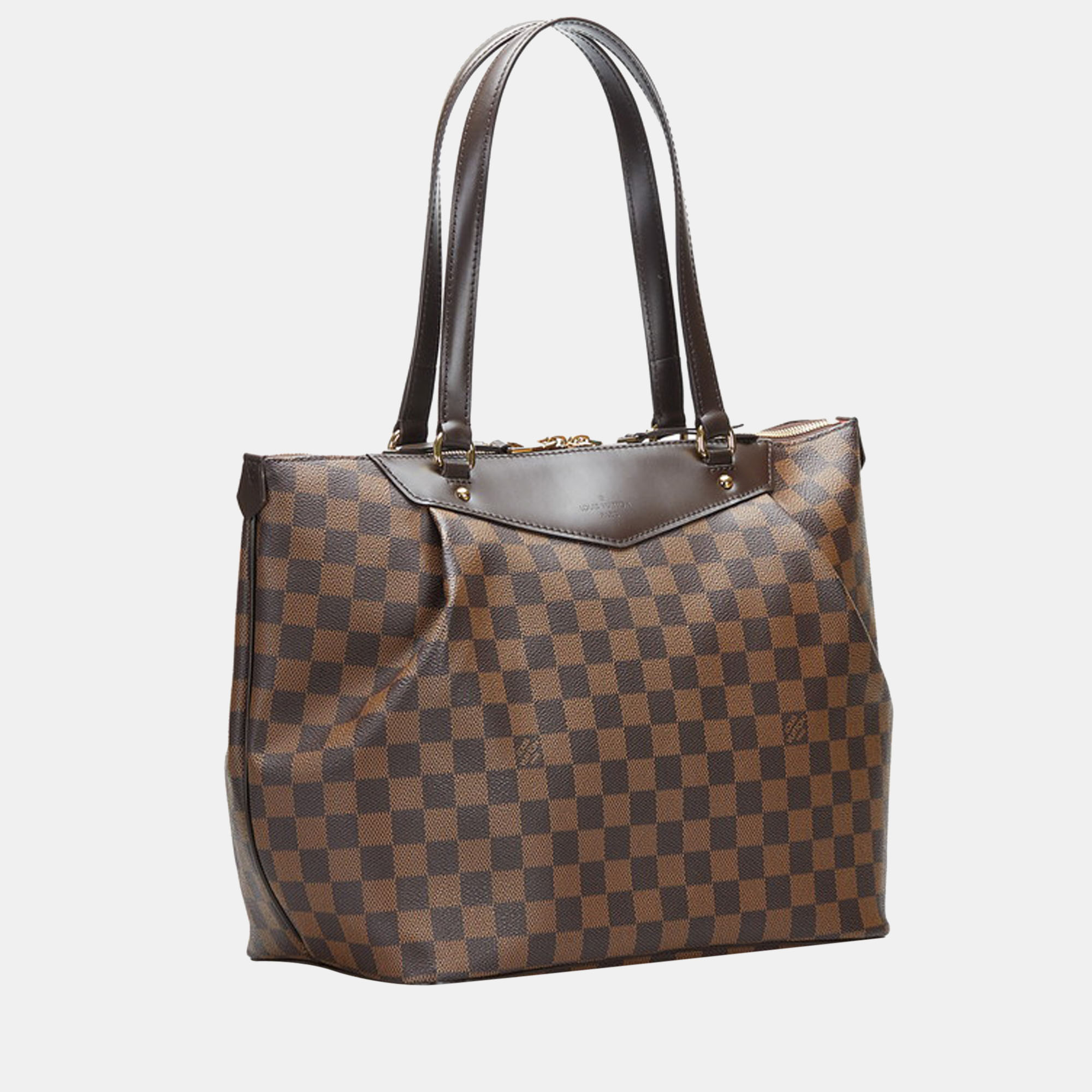 

Louis Vuitton Brown Canvas Damier Ebene Westminster GM