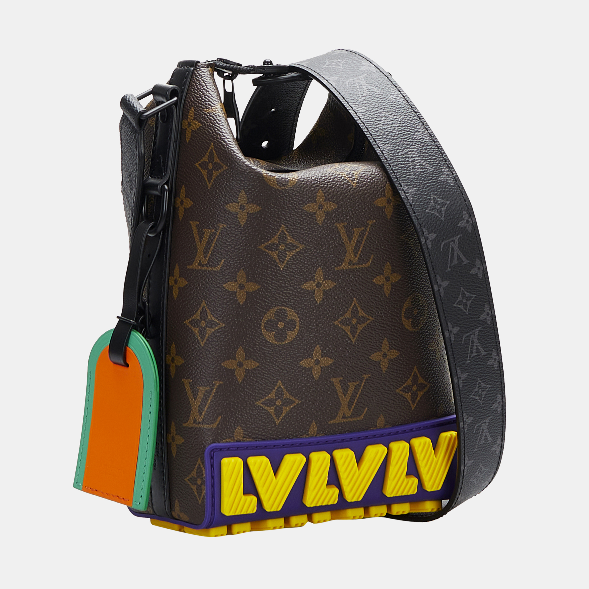 

Louis Vuitton Brown Monogram LV Rubber Cruiser