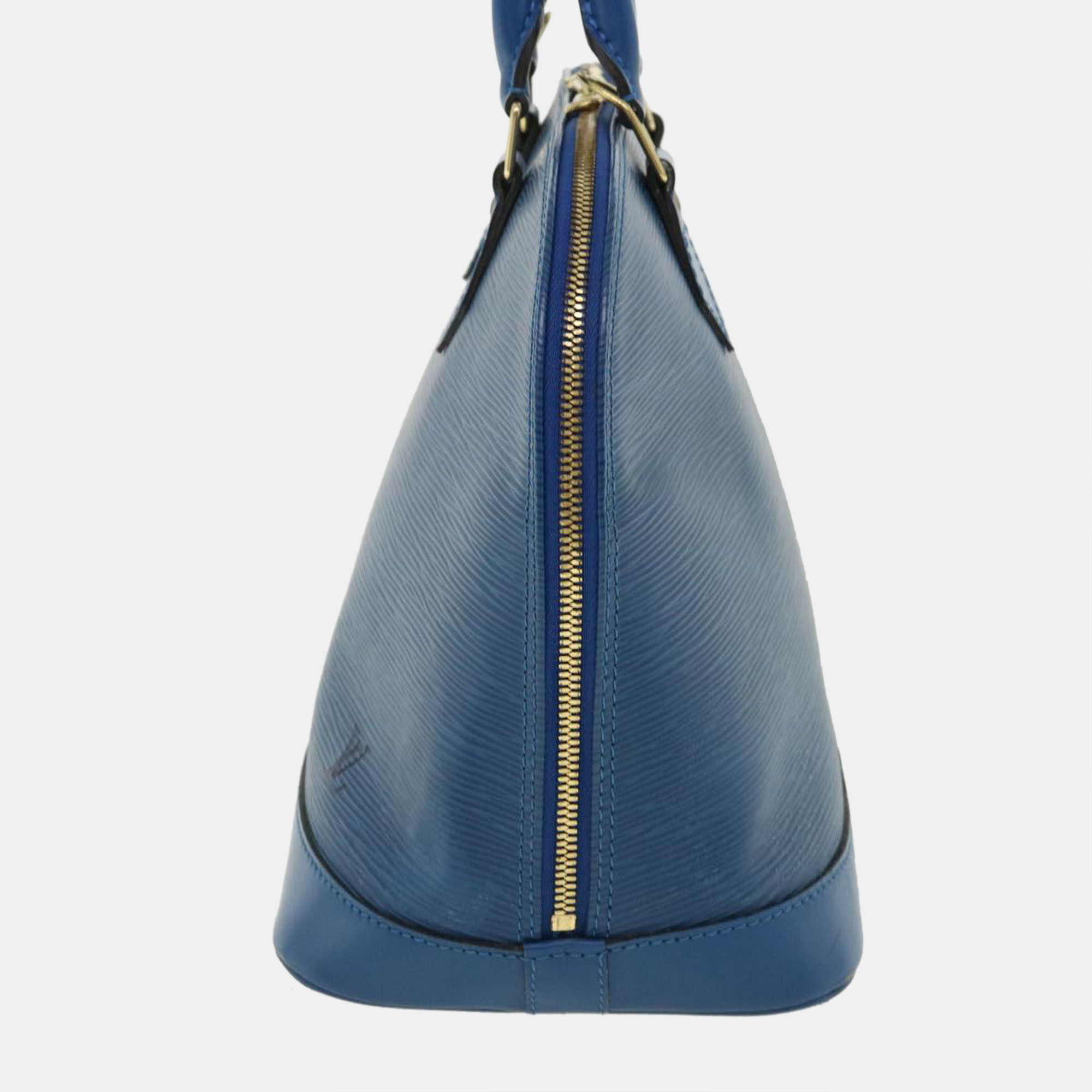 

Louis Vuitton Blue Epi Leather Alma PM Satchel