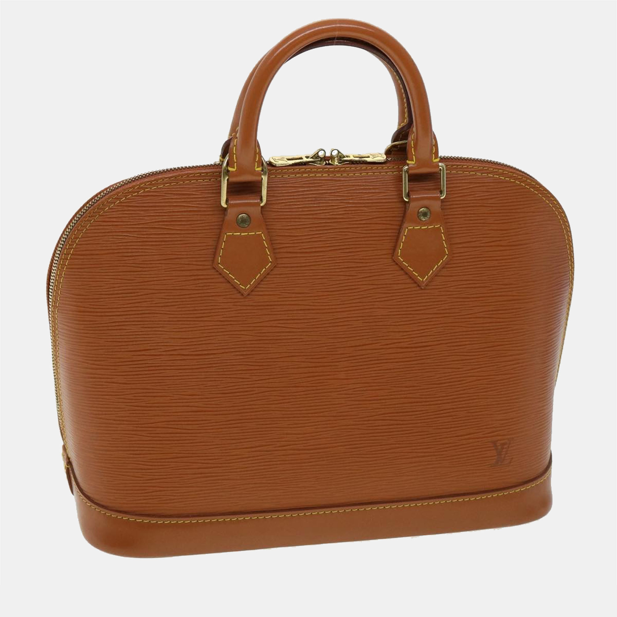 

Louis Vuitton Brown Epi Leather Alma PM Satchel
