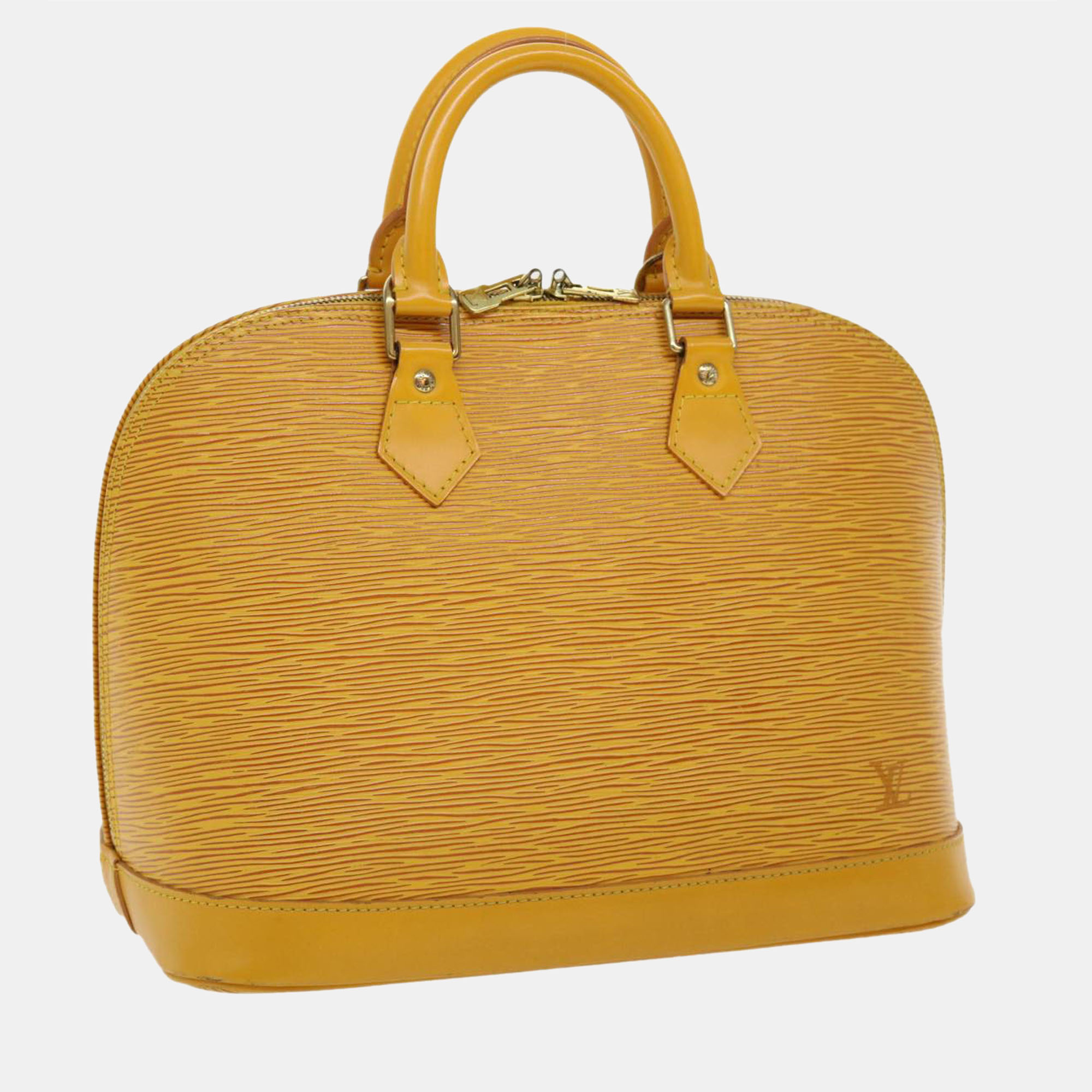 

Louis Vuitton Yellow Epi Leather Alma PM Satchel
