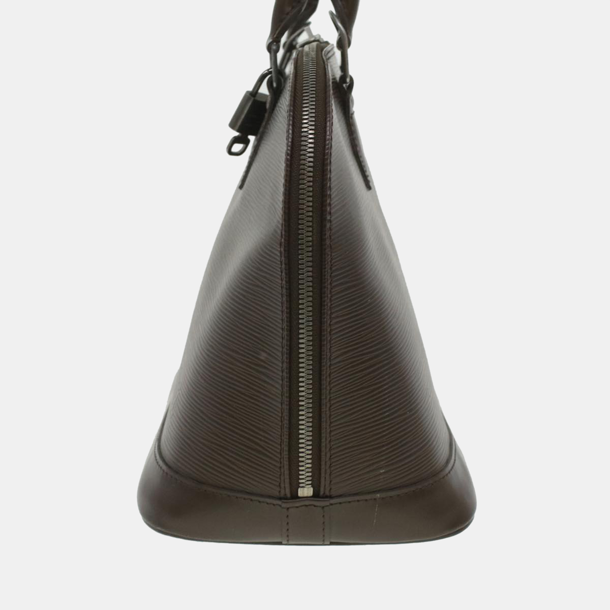 

Louis Vuitton Black Epi Leather Alma PM Satchel