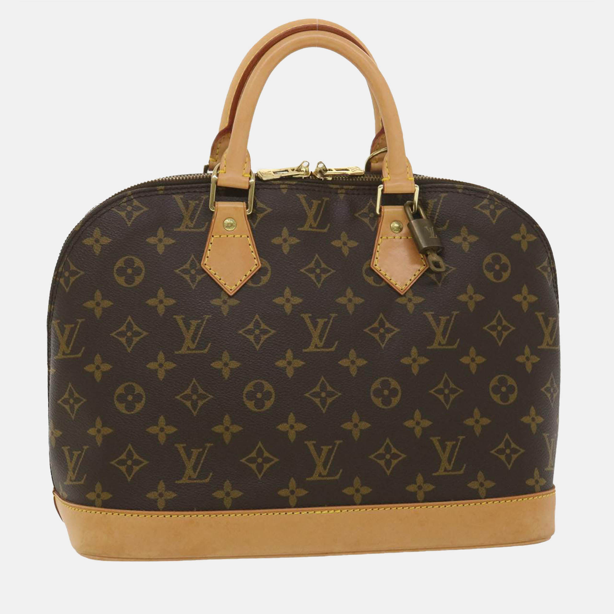 

Louis Vuitton Brown Monogram Canvas Alma PM Satchel