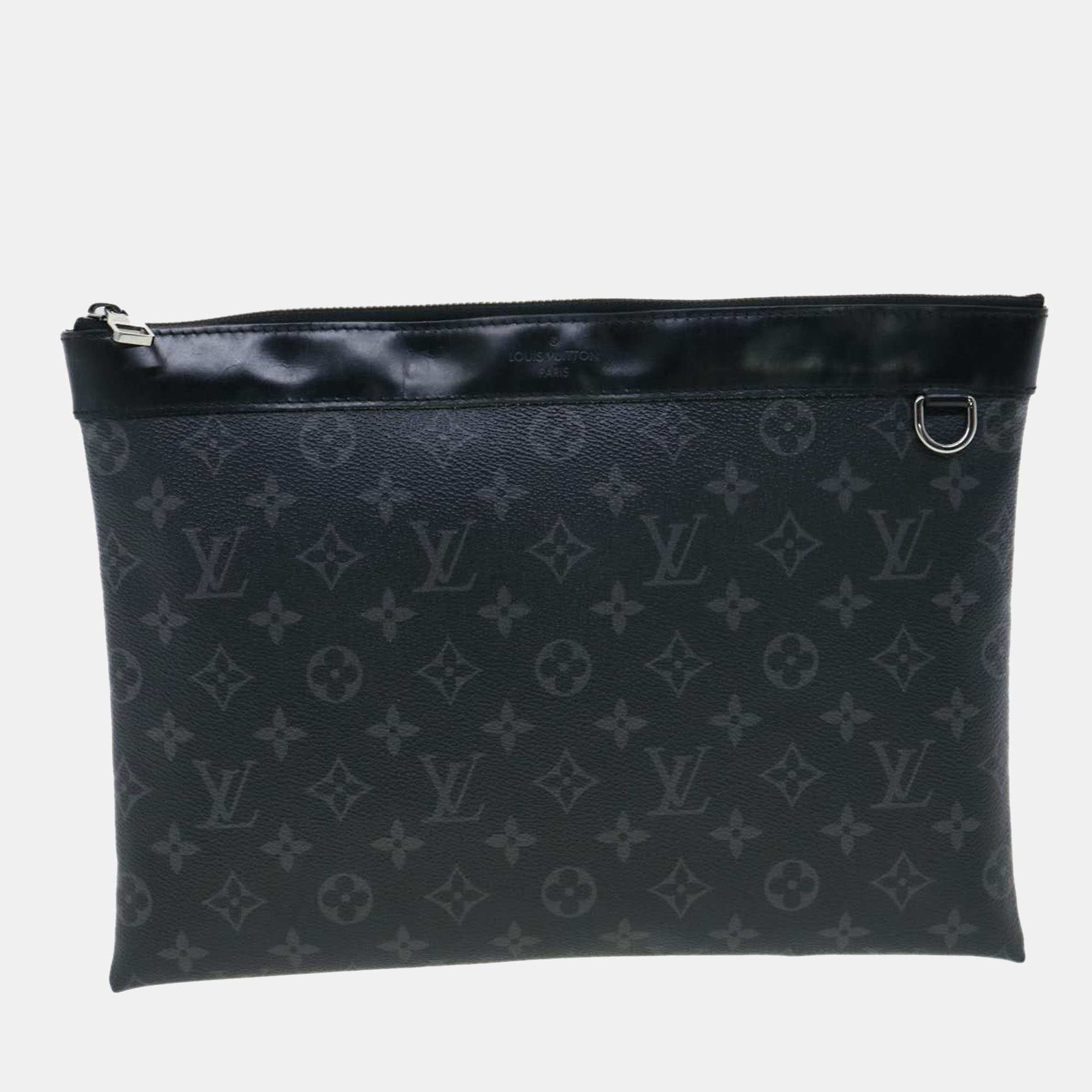 Louis Vuitton Monogram Eclipse Discovery Pochette GM - Black