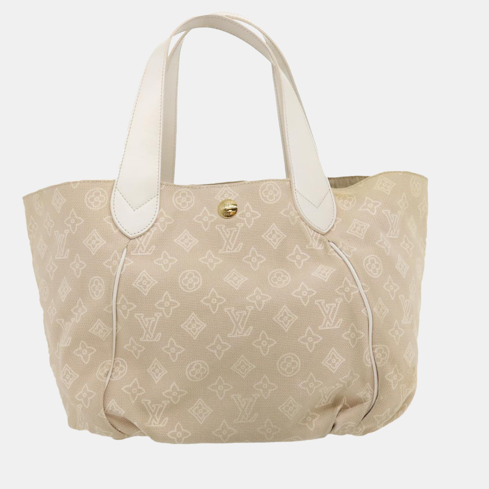 

Louis Vuitton Beige Cabas Ipanema Tote Bag