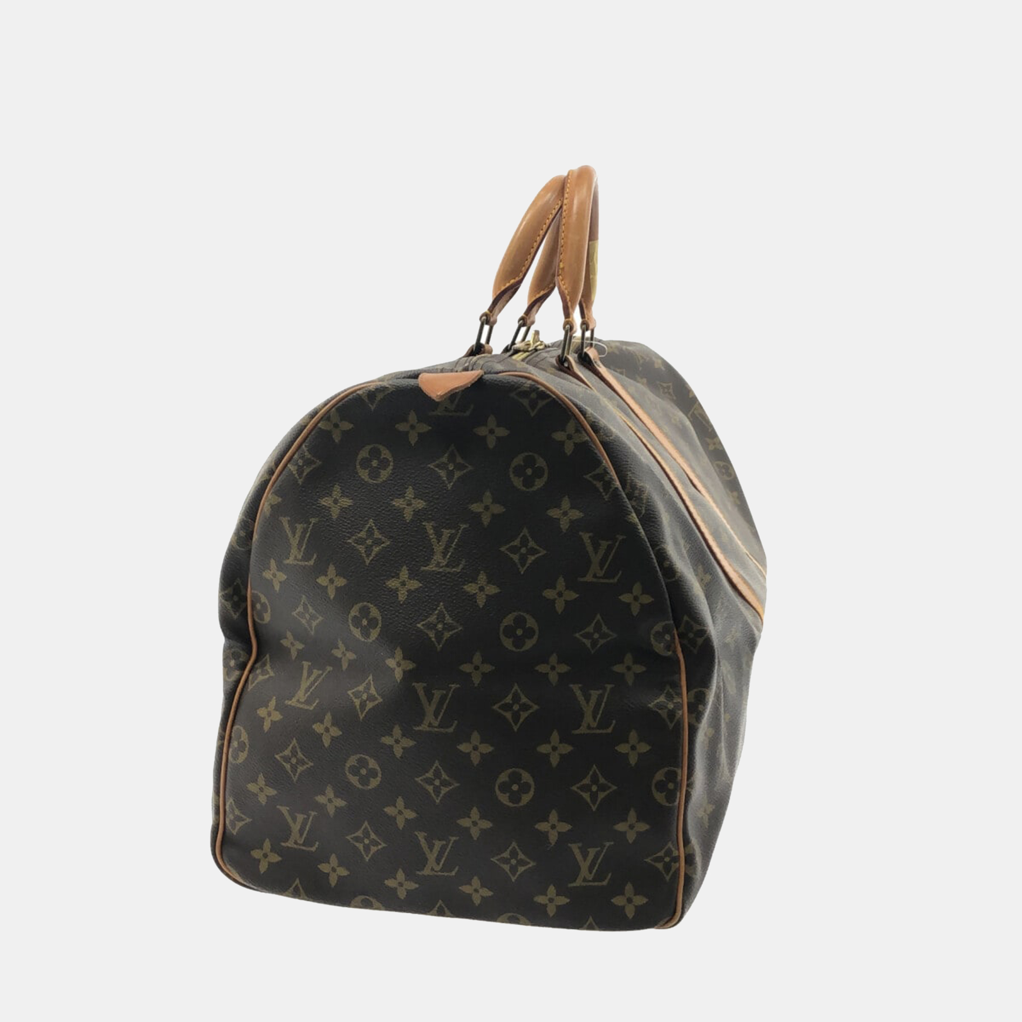 

Louis Vuitton Brown Monogram Canvas Keepall 55 Duffel Bag