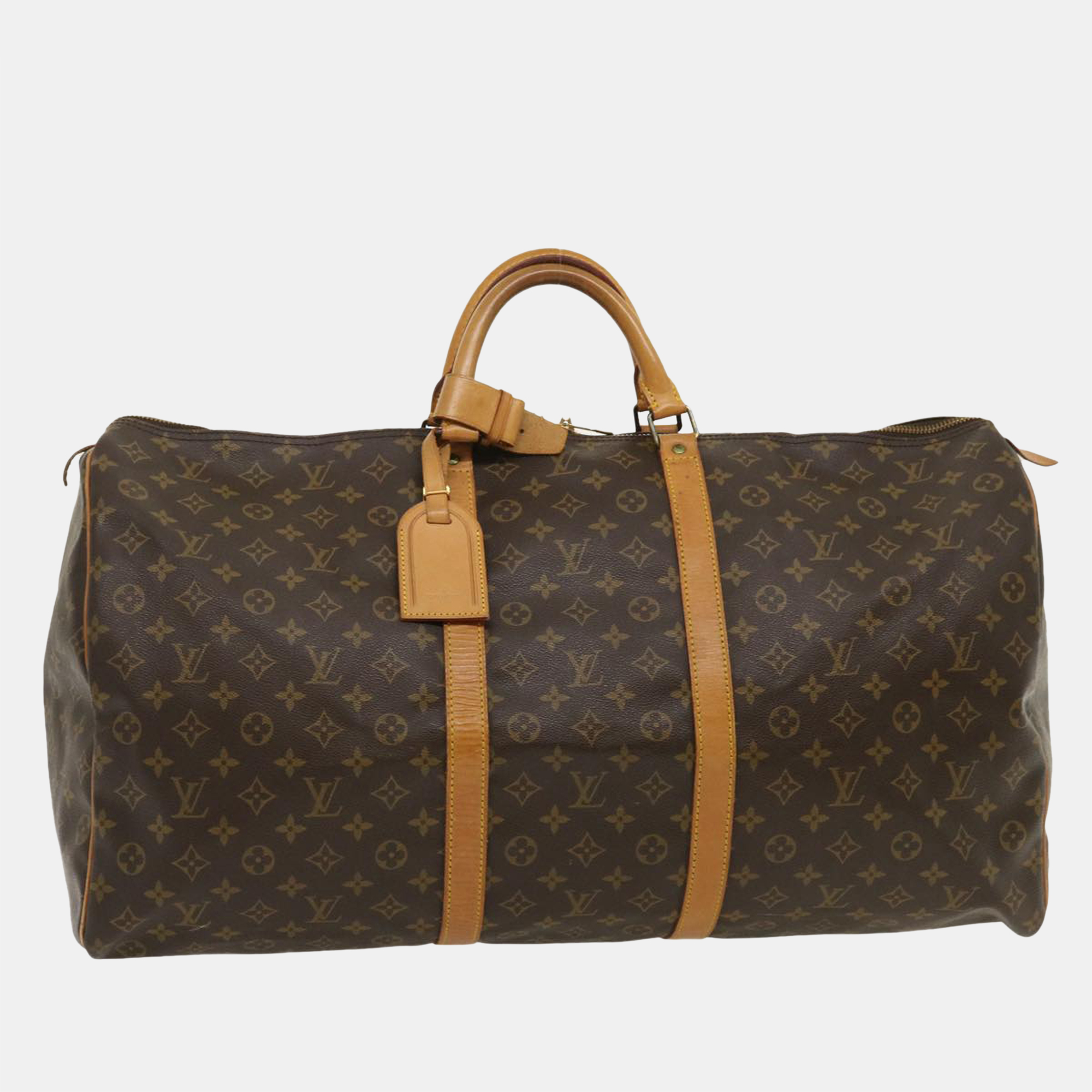 

Louis Vuitton Brown Monogram Canvas Keepall 60 Duffel Bag