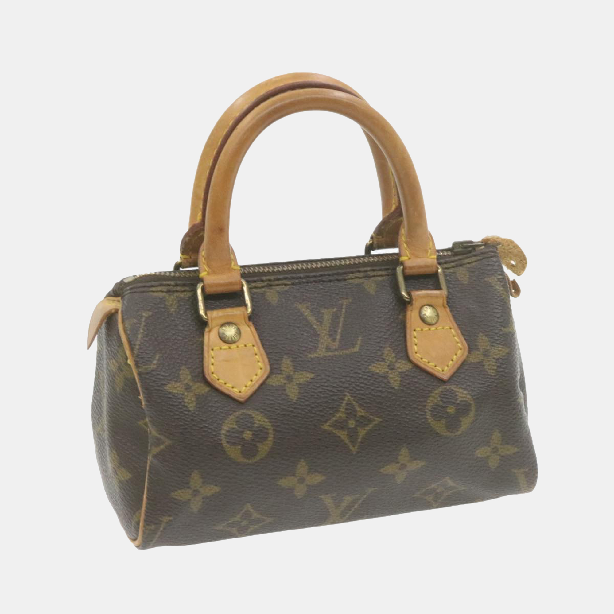

Louis Vuitton Brown Monogram Canvas Speedy Mini Top Handle Bag
