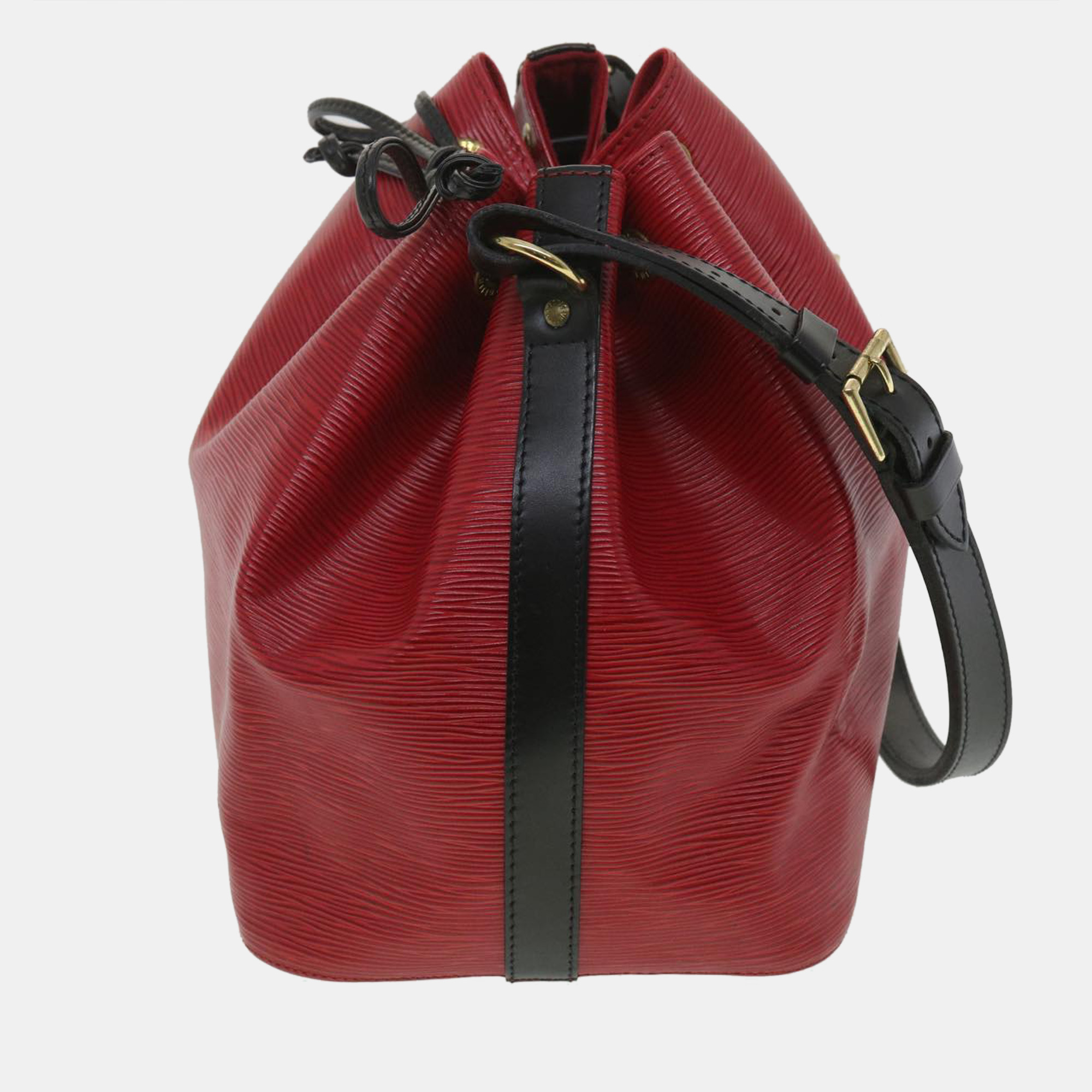 

Louis Vuitton Red/Black Epi Leather Petit Noe Shoulder Bag