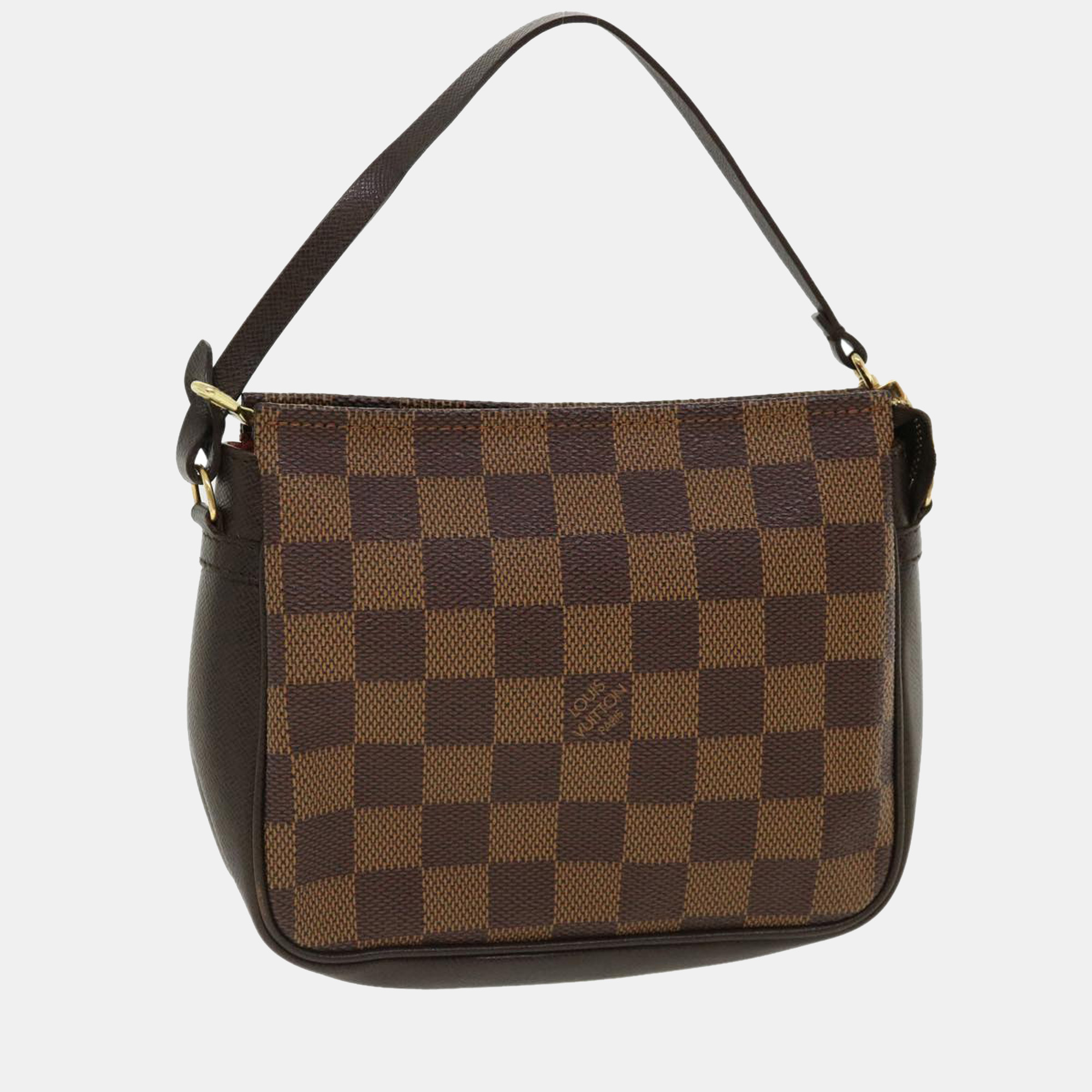 

Louis Vuitton Brown Damier Ebene Canvas Trousse Make Up Bag Pochette