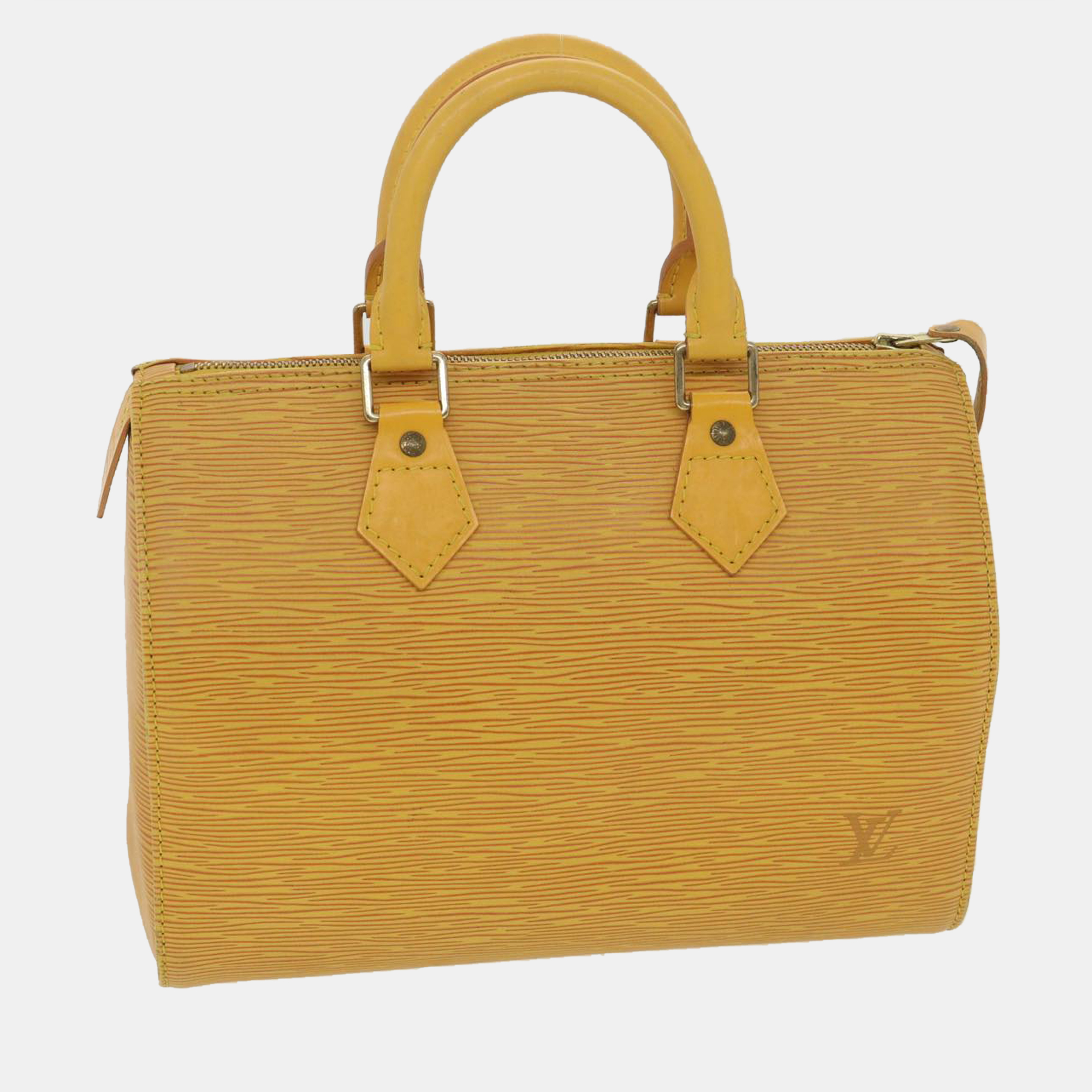 

Louis Vuitton Yellow Epi Leather Speedy 25 Top Handle Bag