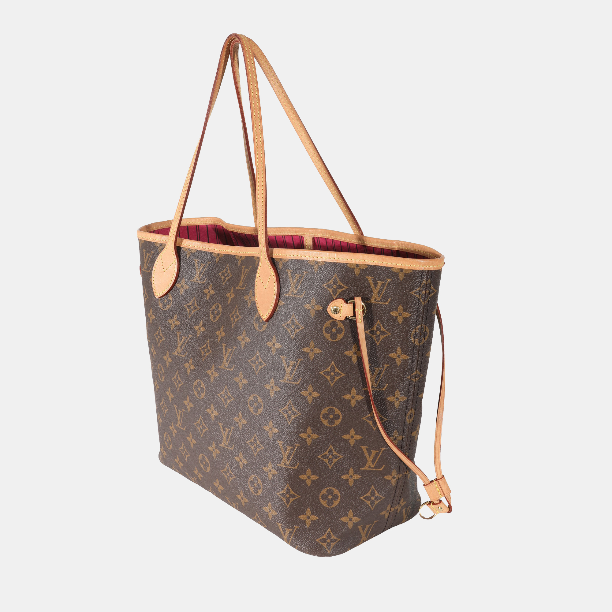 

Louis Vuitton Monogram Canvas Pivonne Neverfull MM, Brown