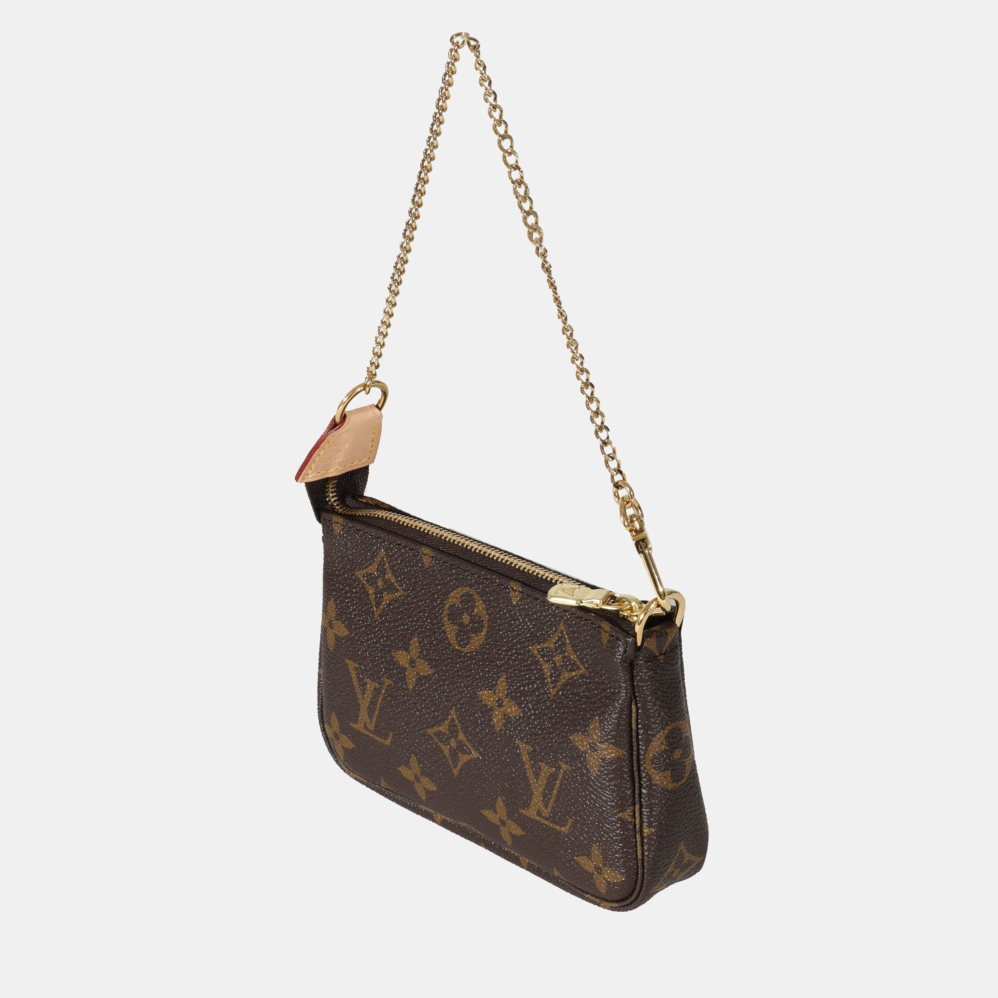 

Louis Vuitton Monogram Canvas Mini Pochette Accessoires Bag, Brown