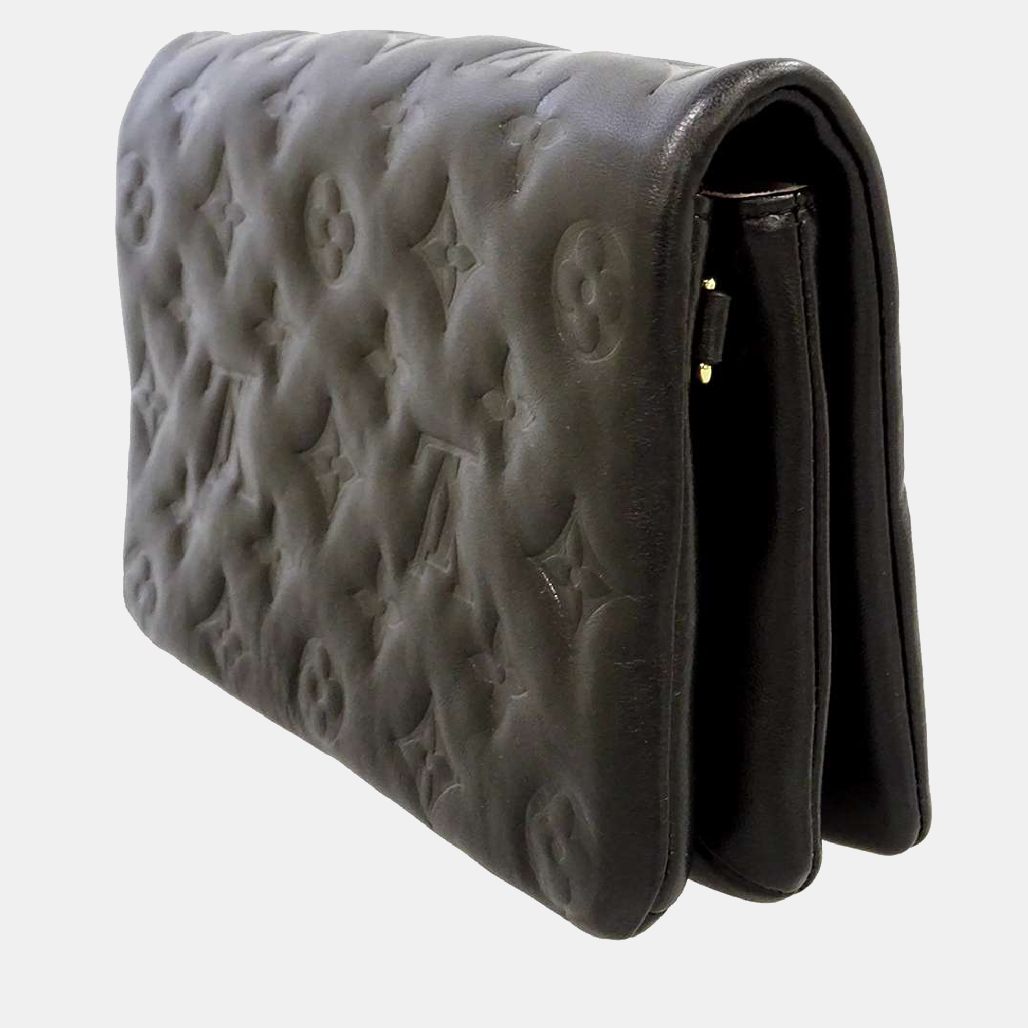 

Louis Vuitton Black Monogram leather Pochette Coussin bag