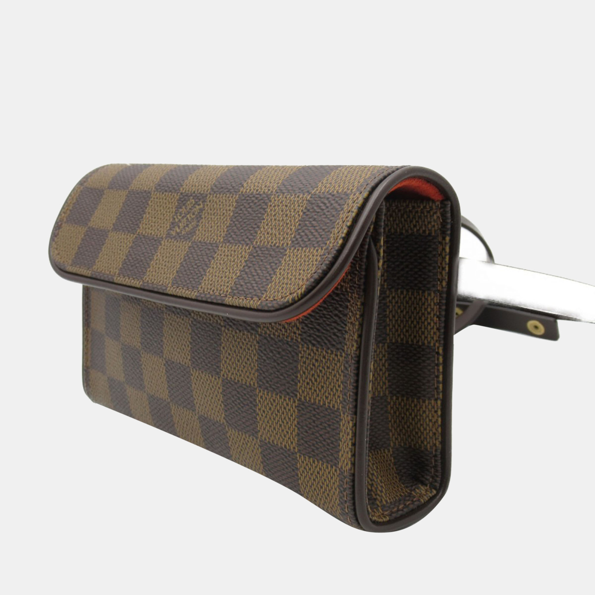 

Louis Vuitton Brown Canvas Damier Ebene Pochette Florentine Belt Bag