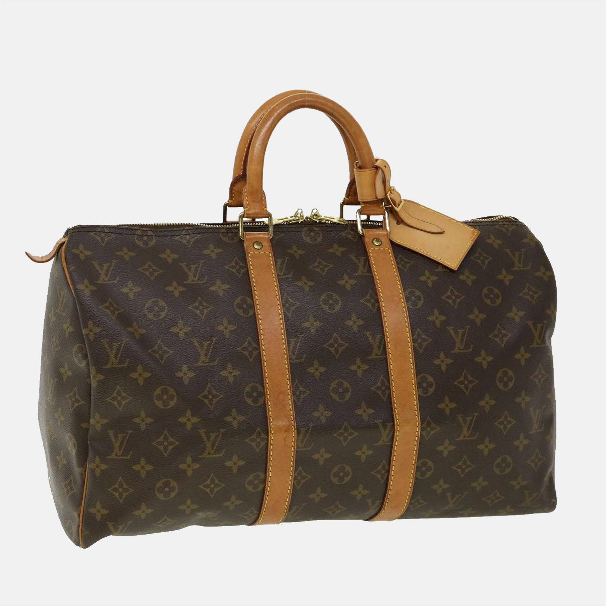 

Louis Vuitton Brown Monogram Canvas Keepall 45 Duffel Bag