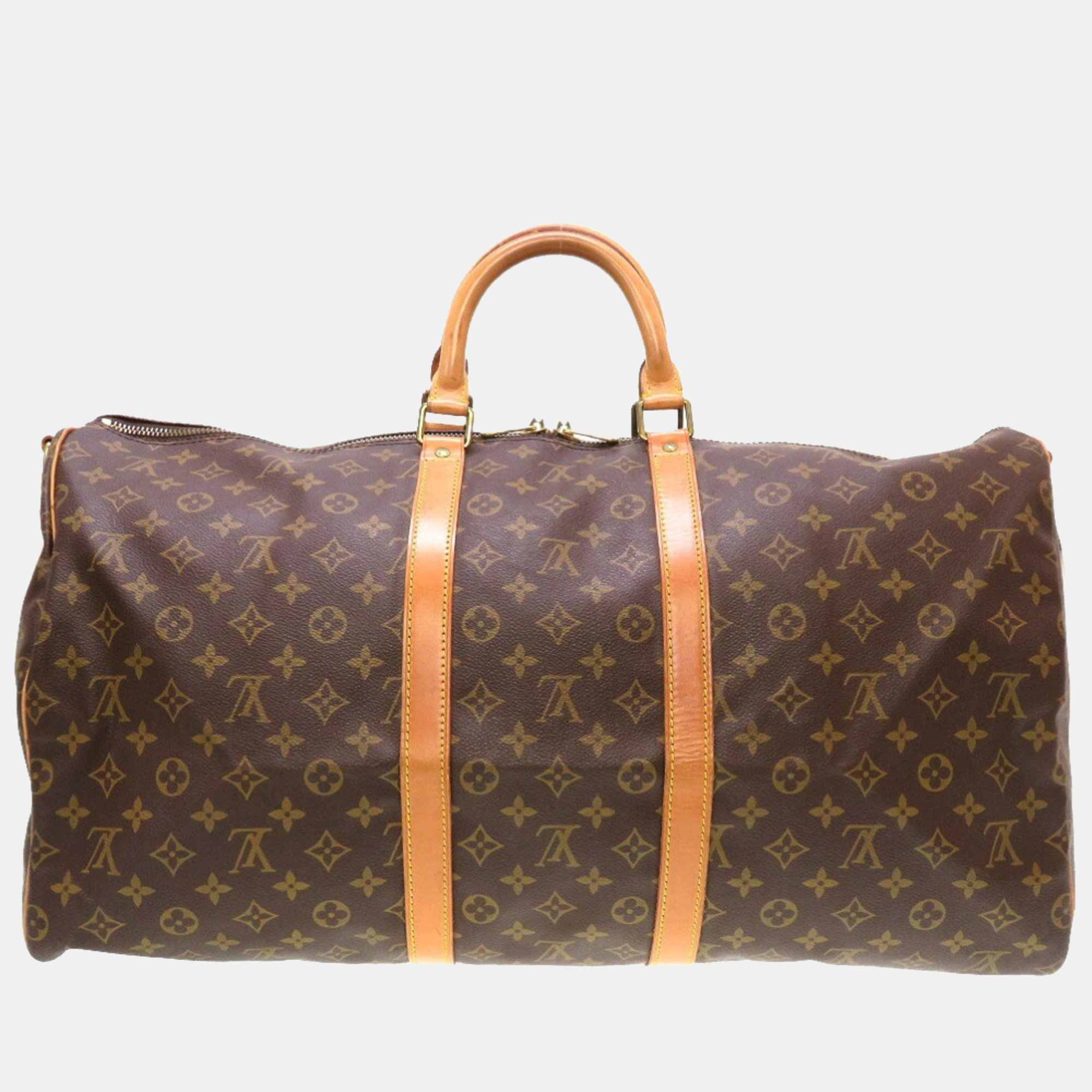 

Louis Vuitton Brown Monogram Canvas Keepall Bandoulière 55 Duffel Bag